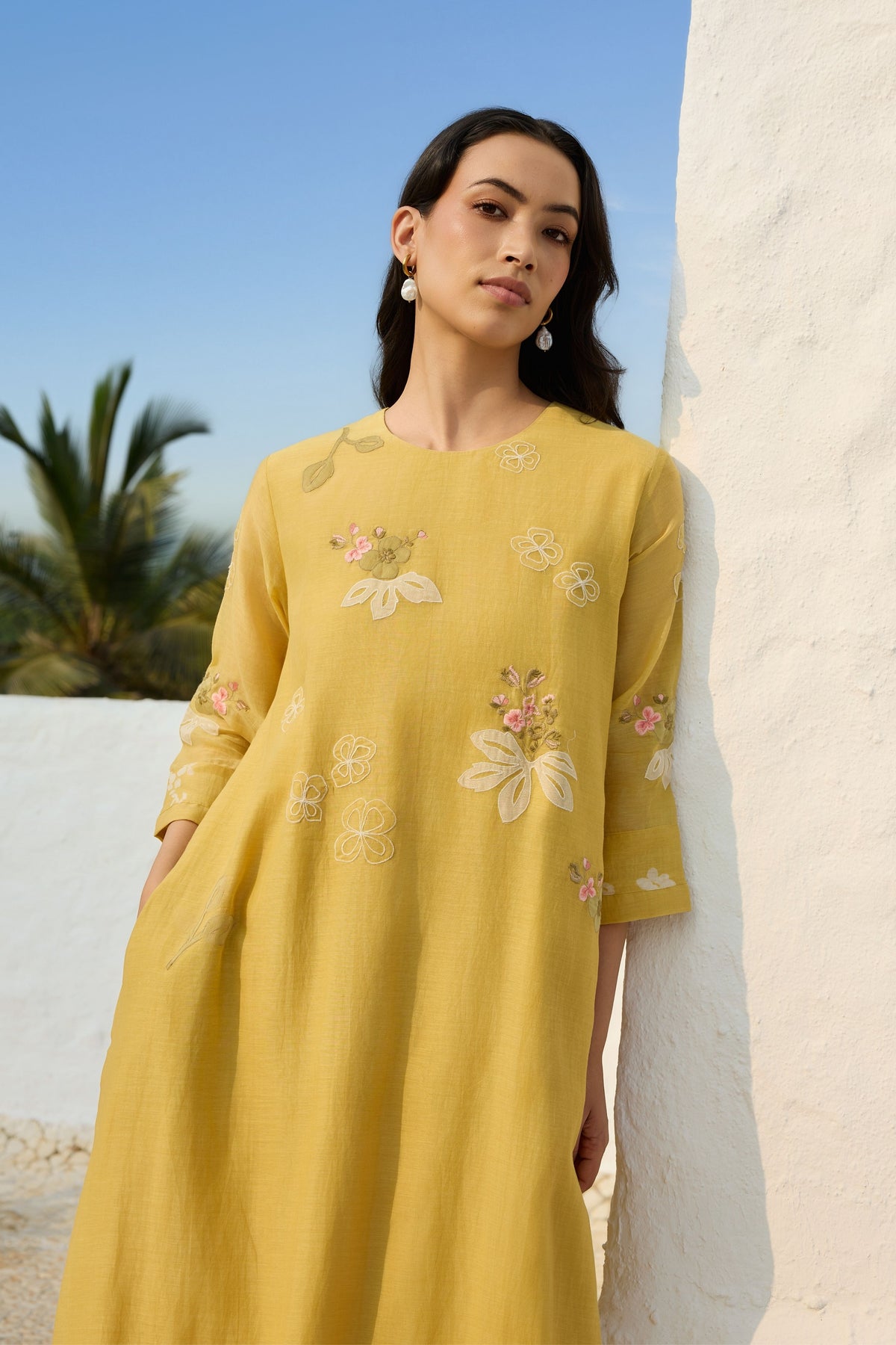 Rue Embroidered Tunic Set