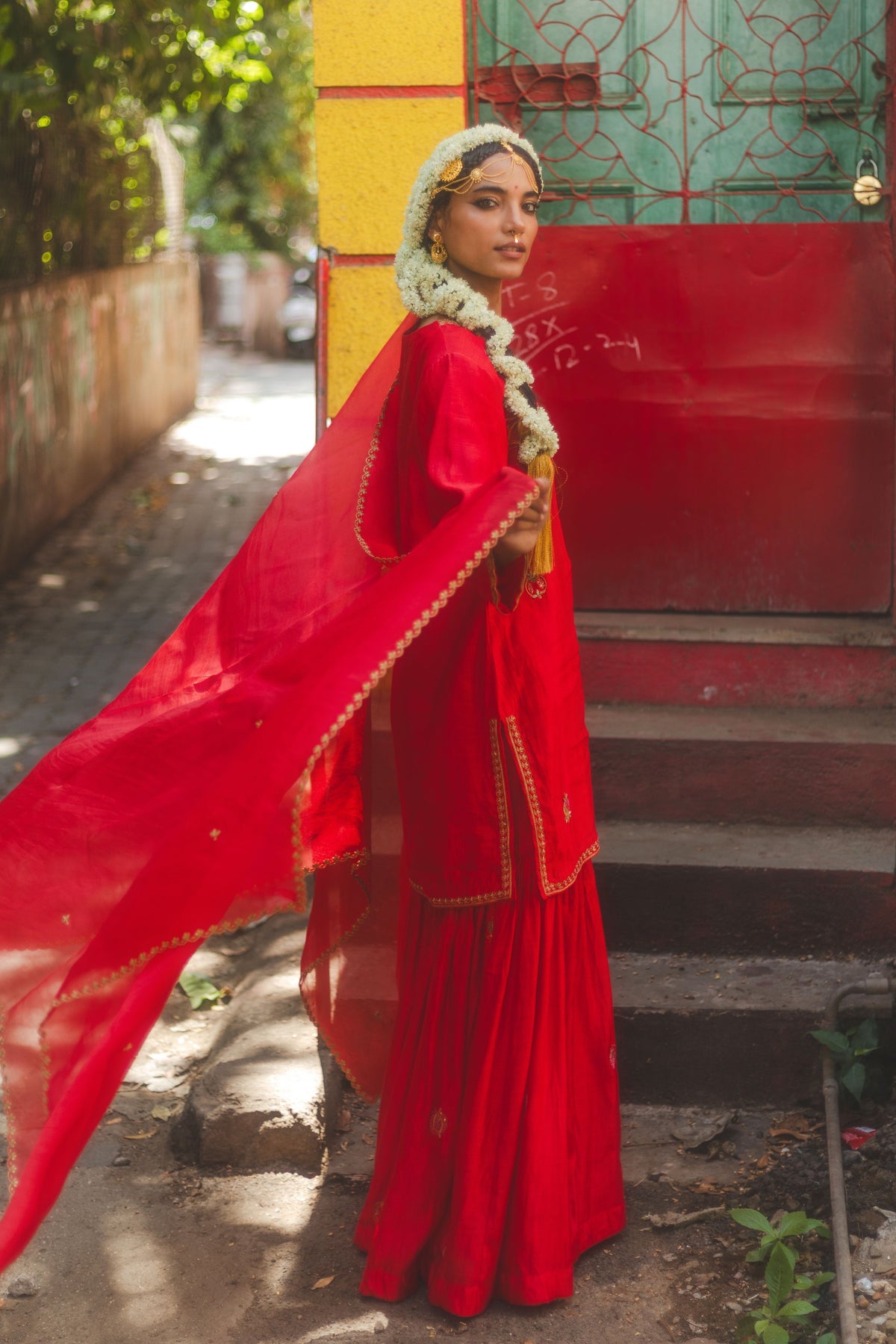 Sindoori Mirchi Sharara Set