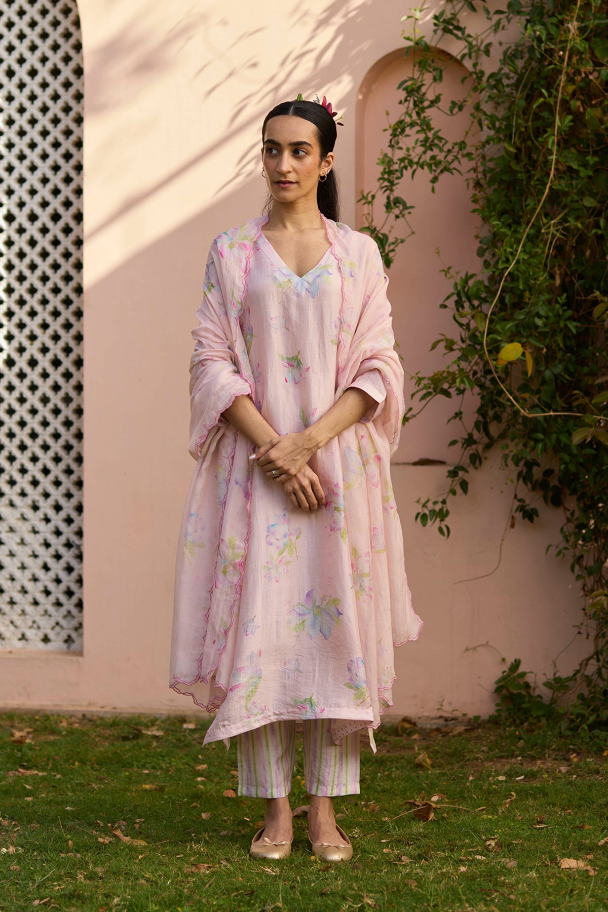 Dawn Magnolia Pink Kurta Set