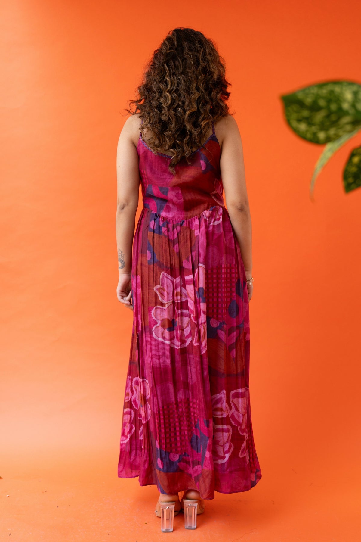 Crimson Bloom Dress