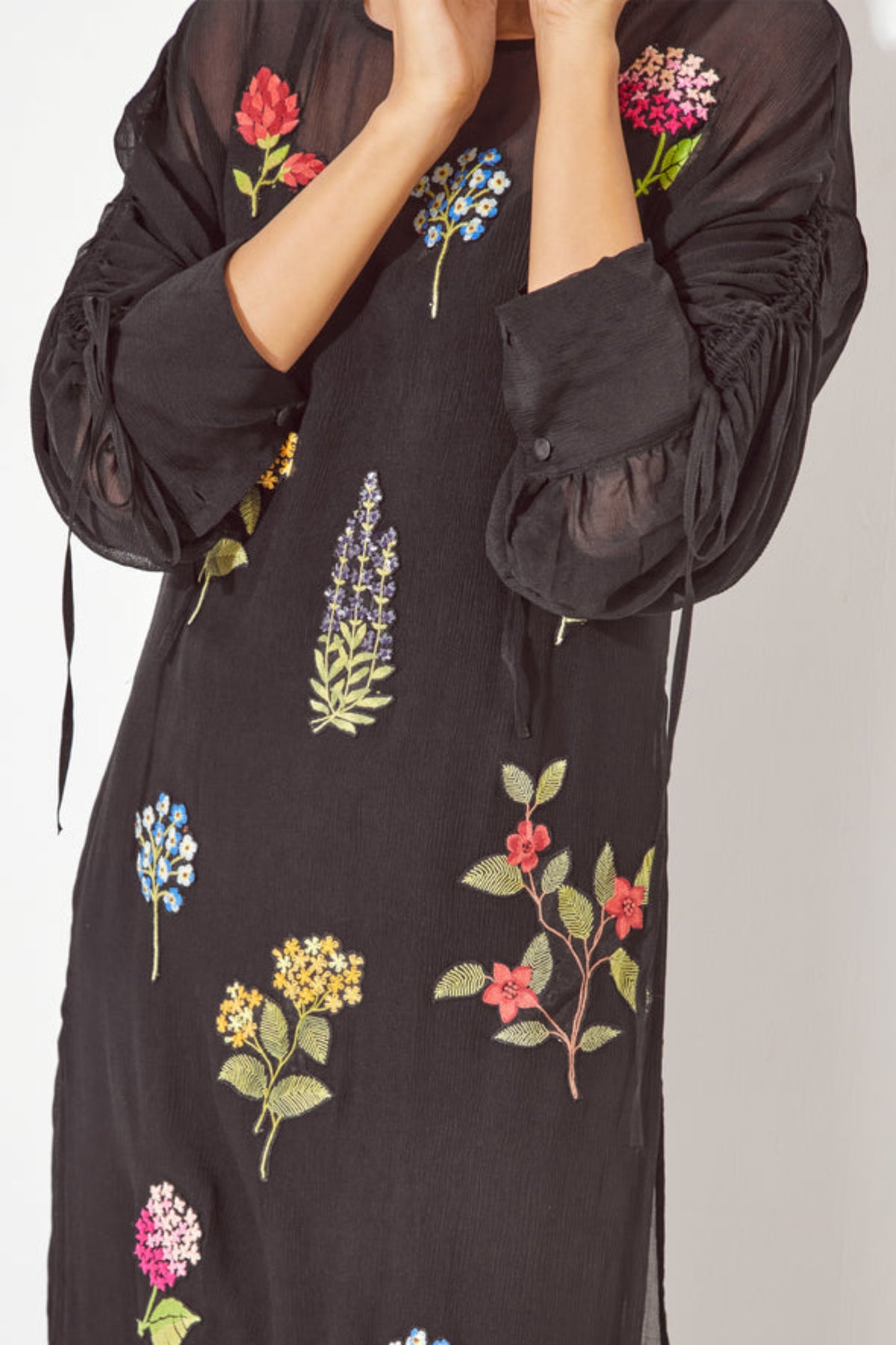 Ortiz Embroidered Tunic and Noir Jumpsuit