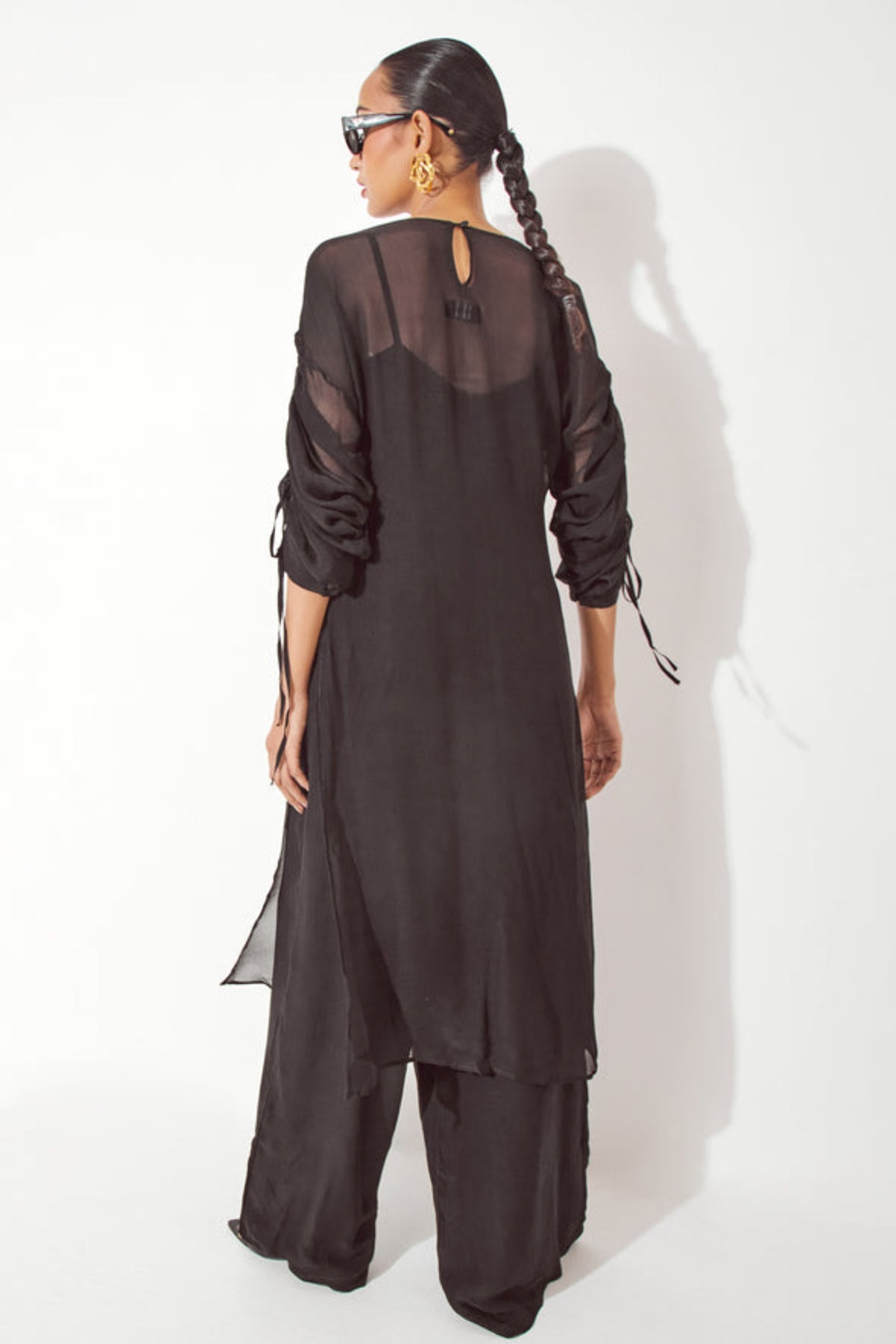 Ortiz Embroidered Tunic and Noir Jumpsuit