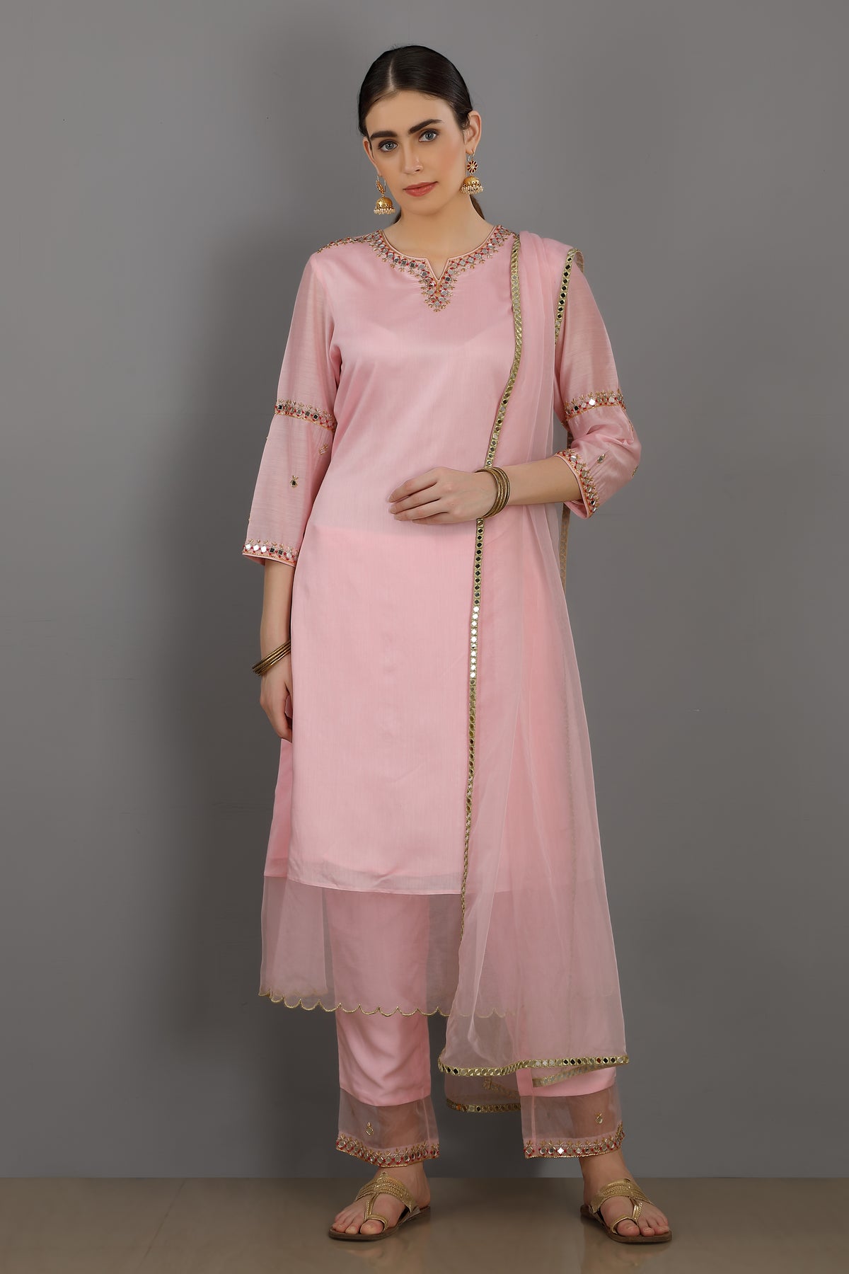 Ramaani round neck kurta set