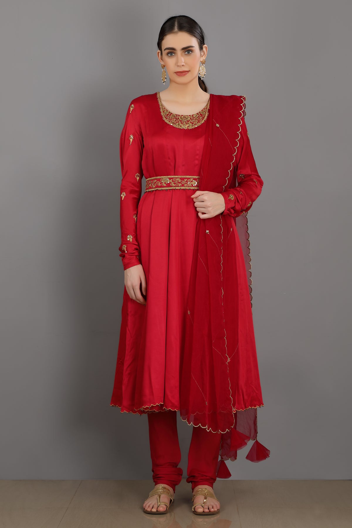 Haniya a round neck kurta set