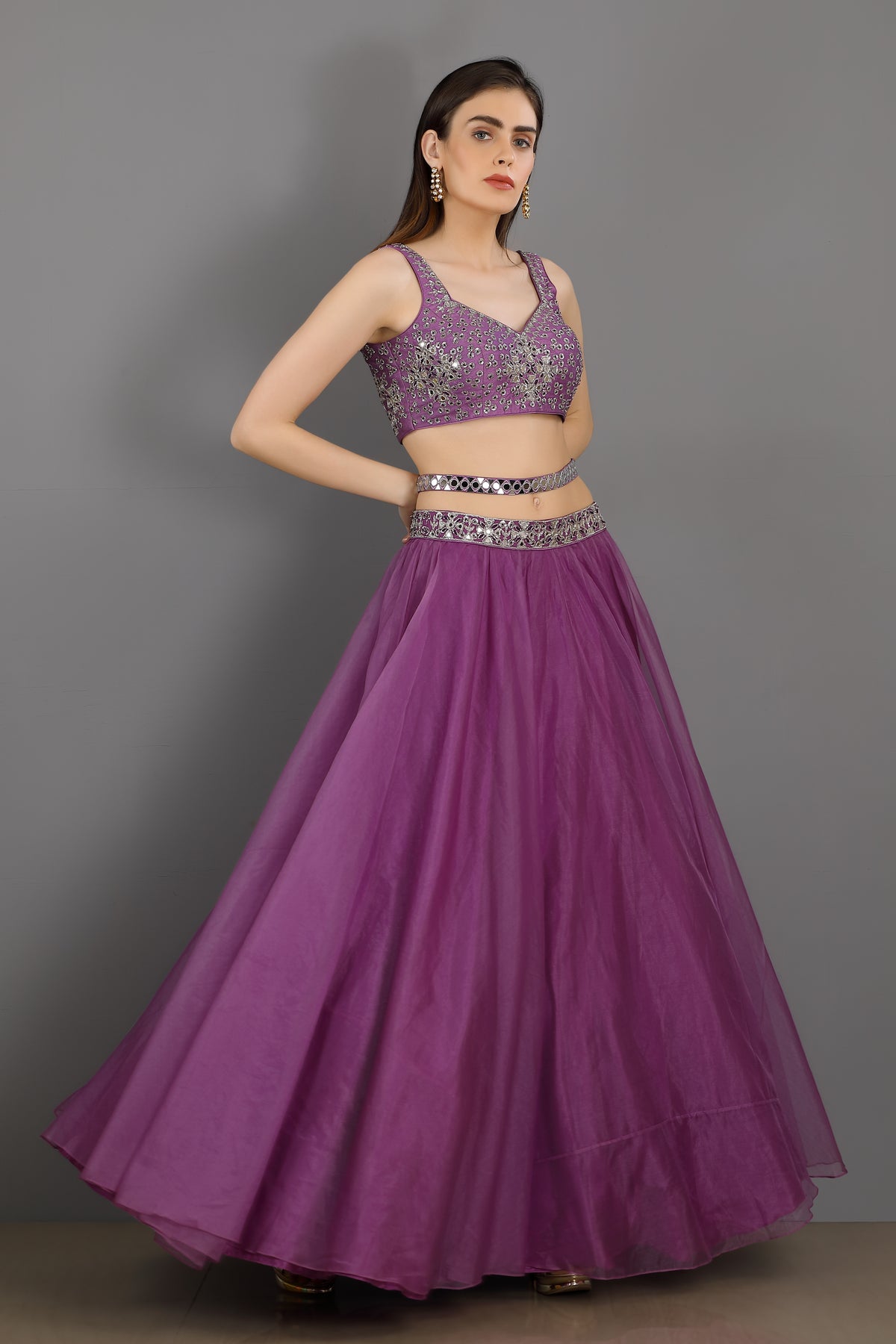 Adaah embroidered lehenga set