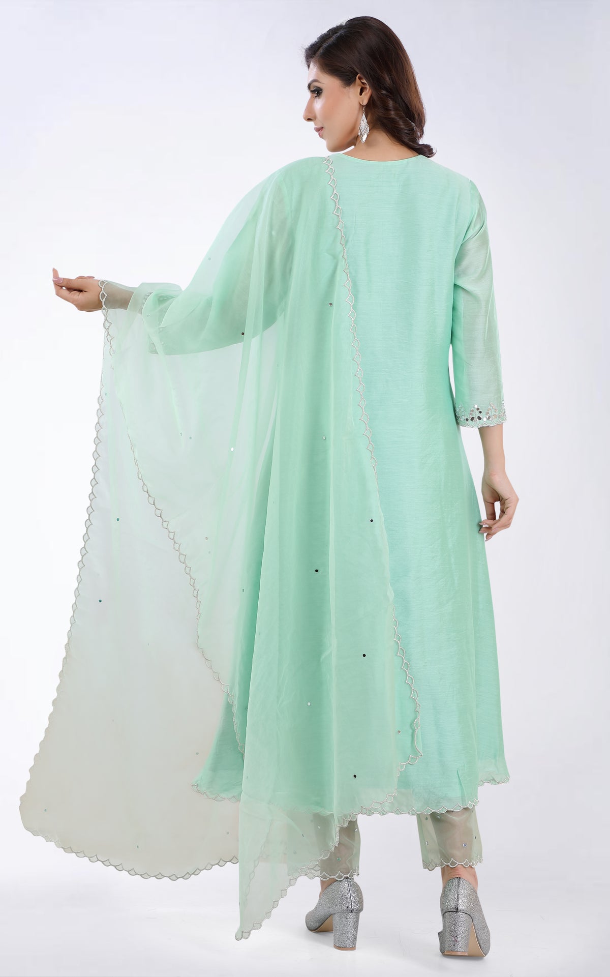 Shama round neck kurta set