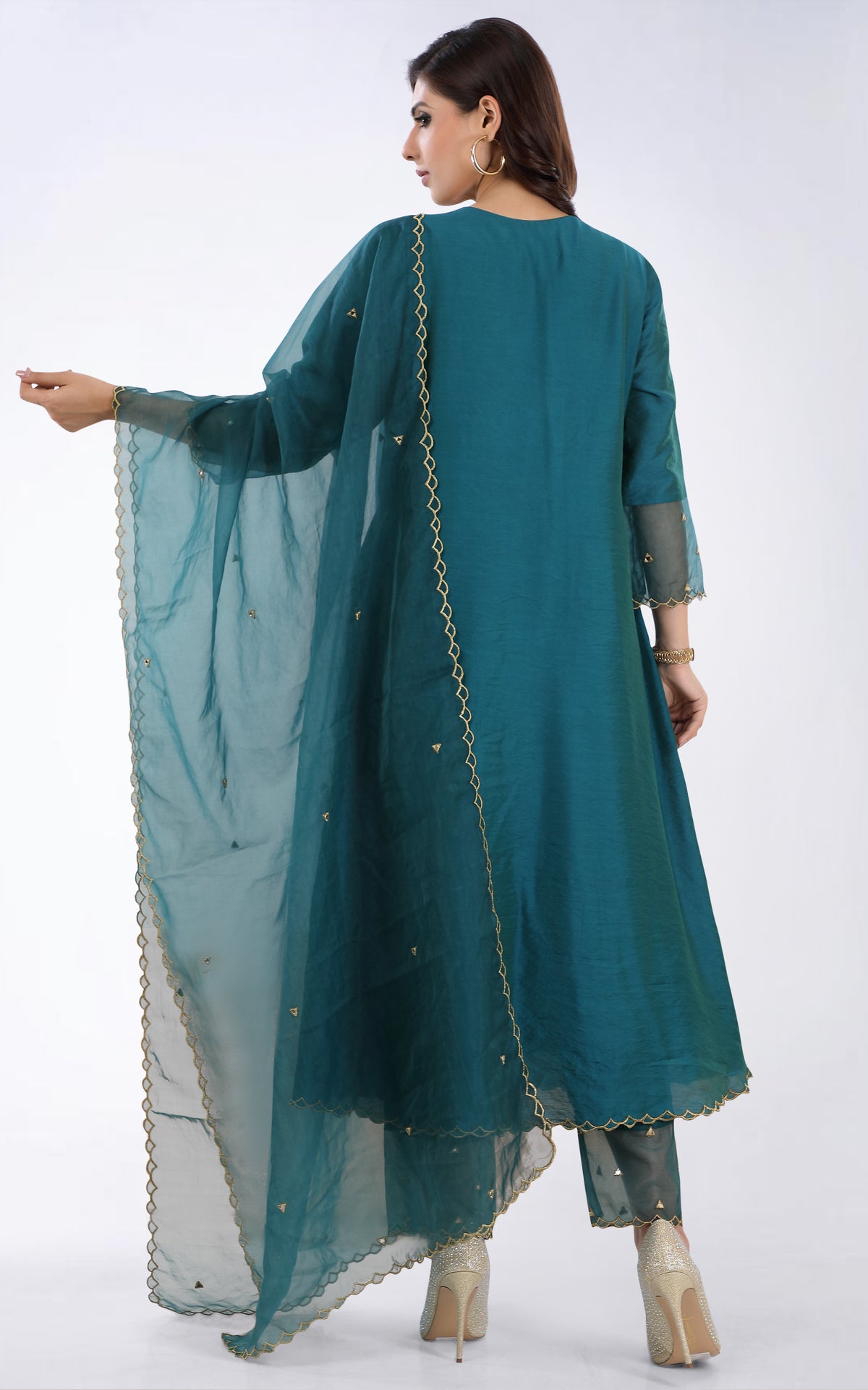 Anjun round neck kurta set
