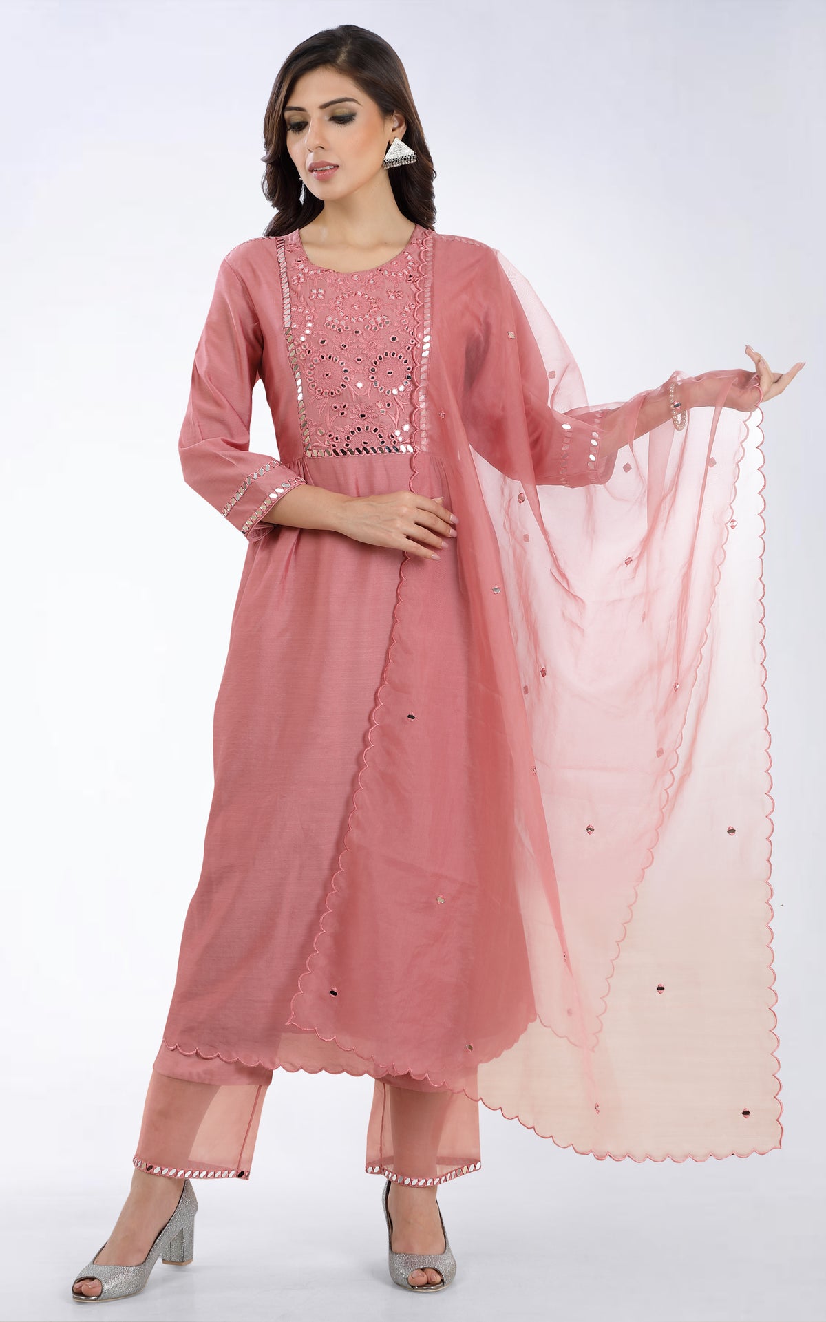 Rizvi round neck kurta set