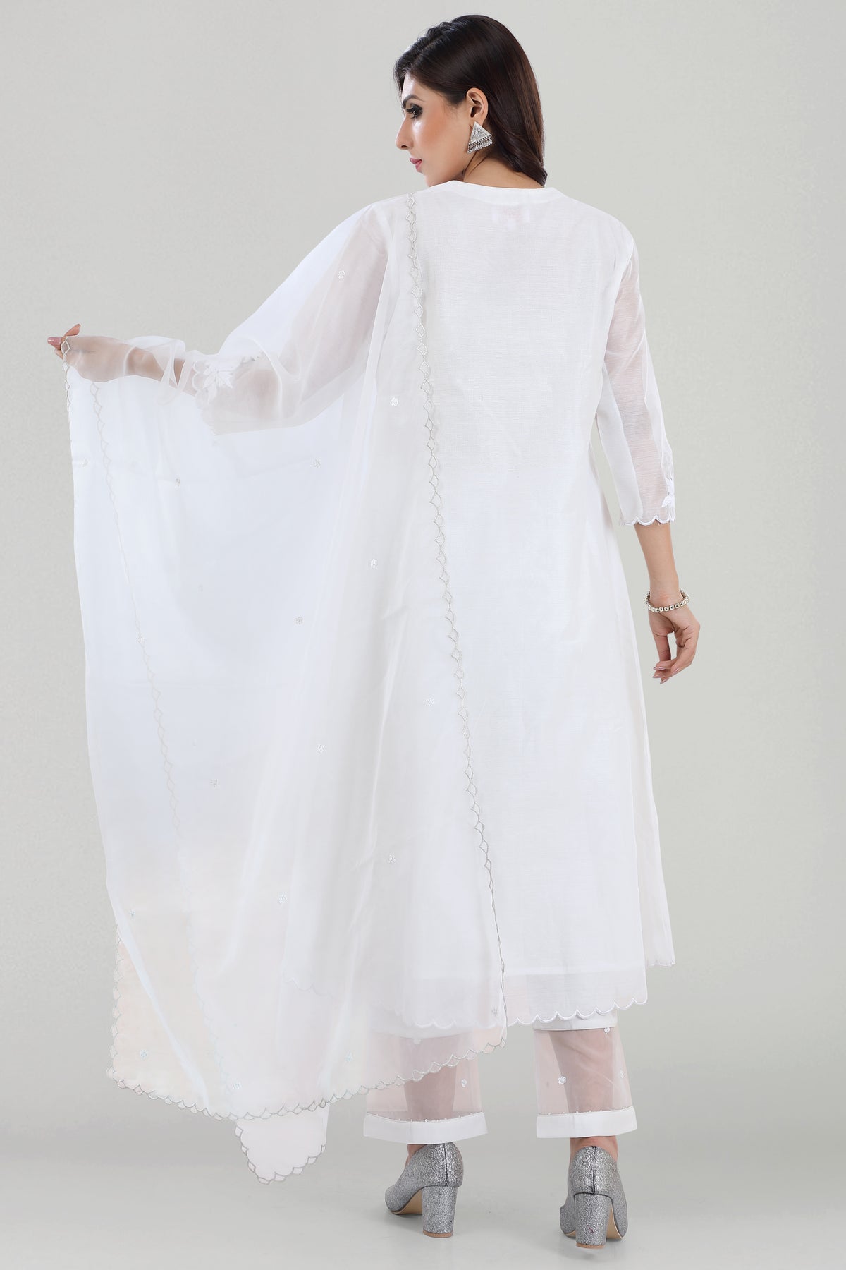 Saba round neck kurta set