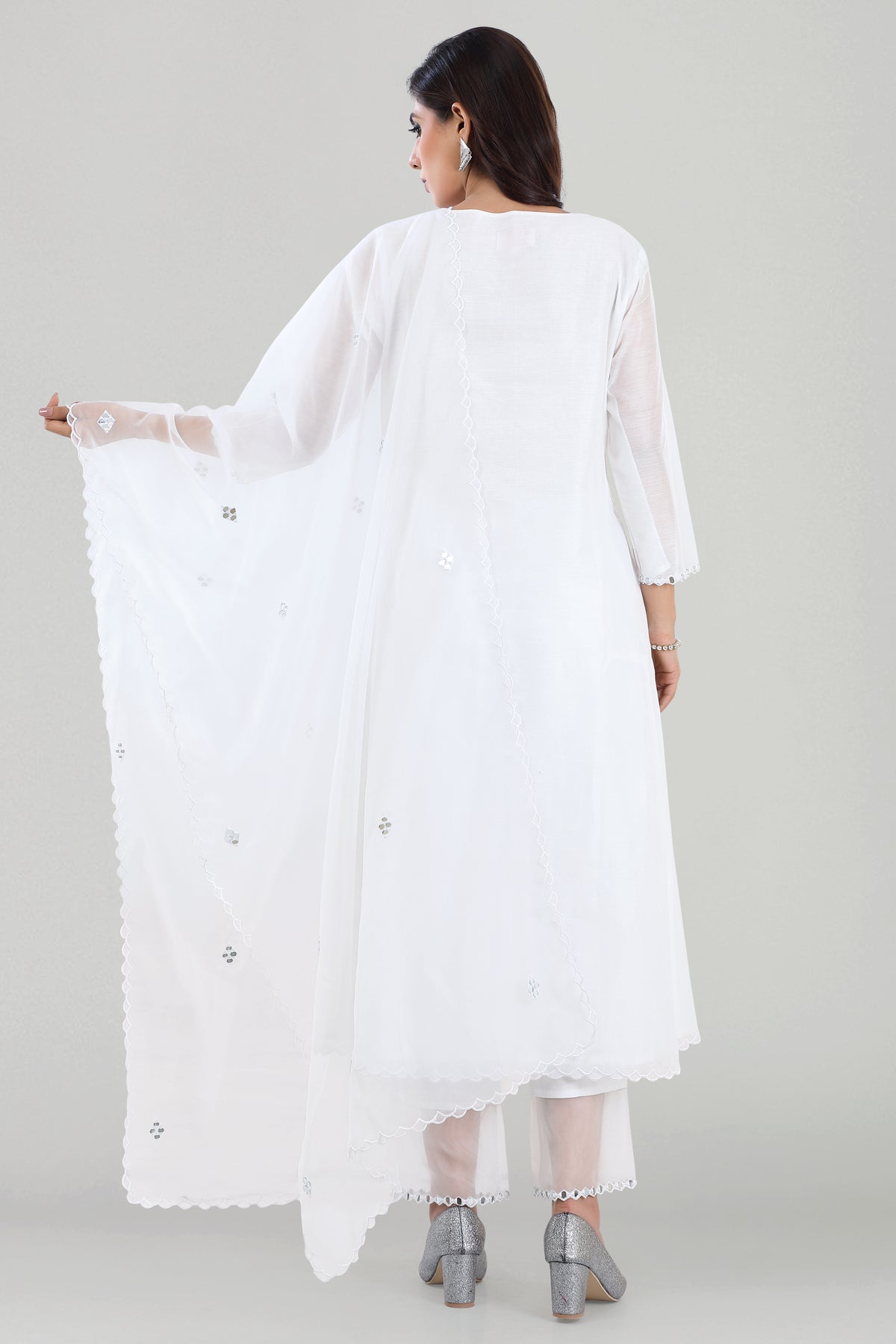 Sheesha round neck kurta set