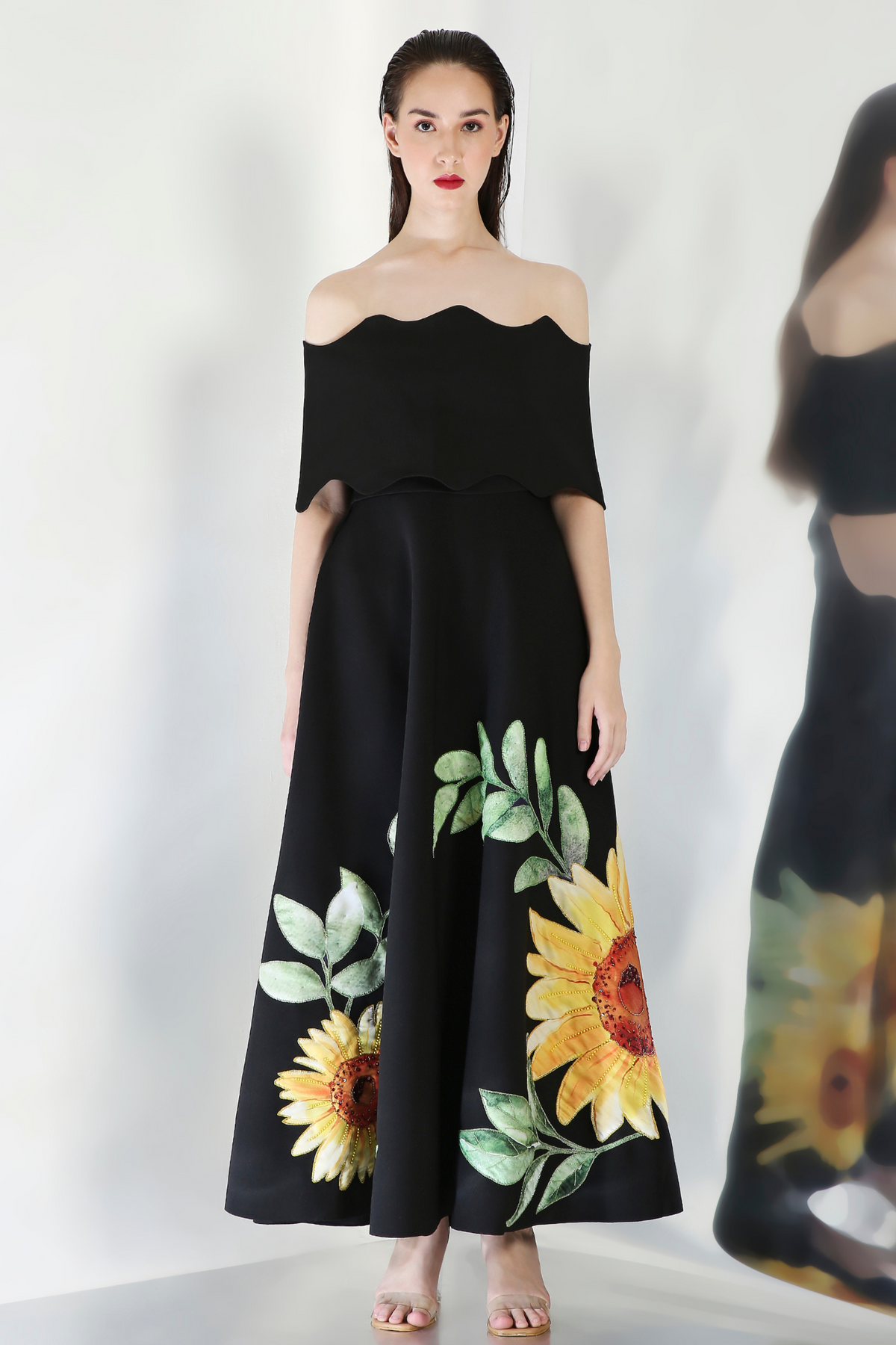 Black Off-shoulder Dress
