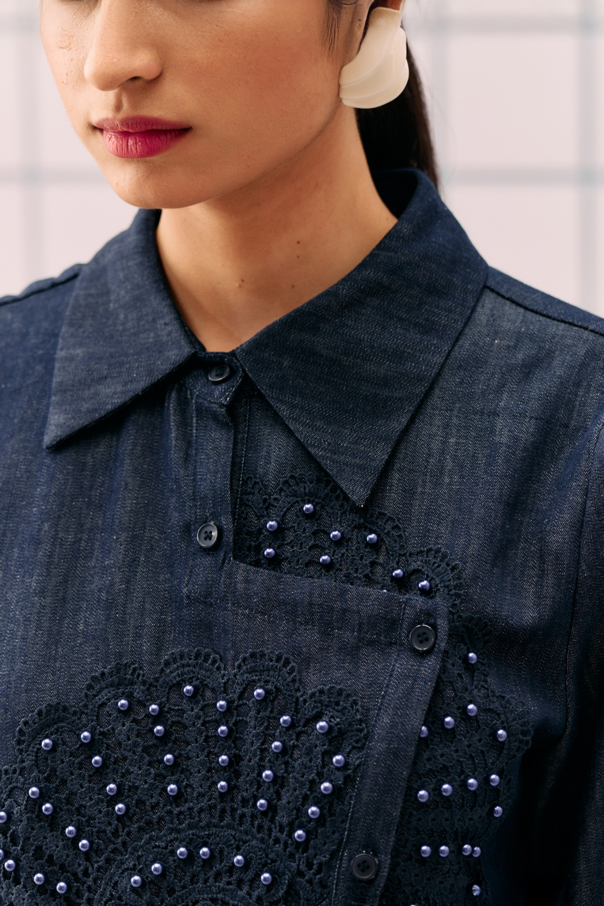 Dark Blue Elana Shirt
