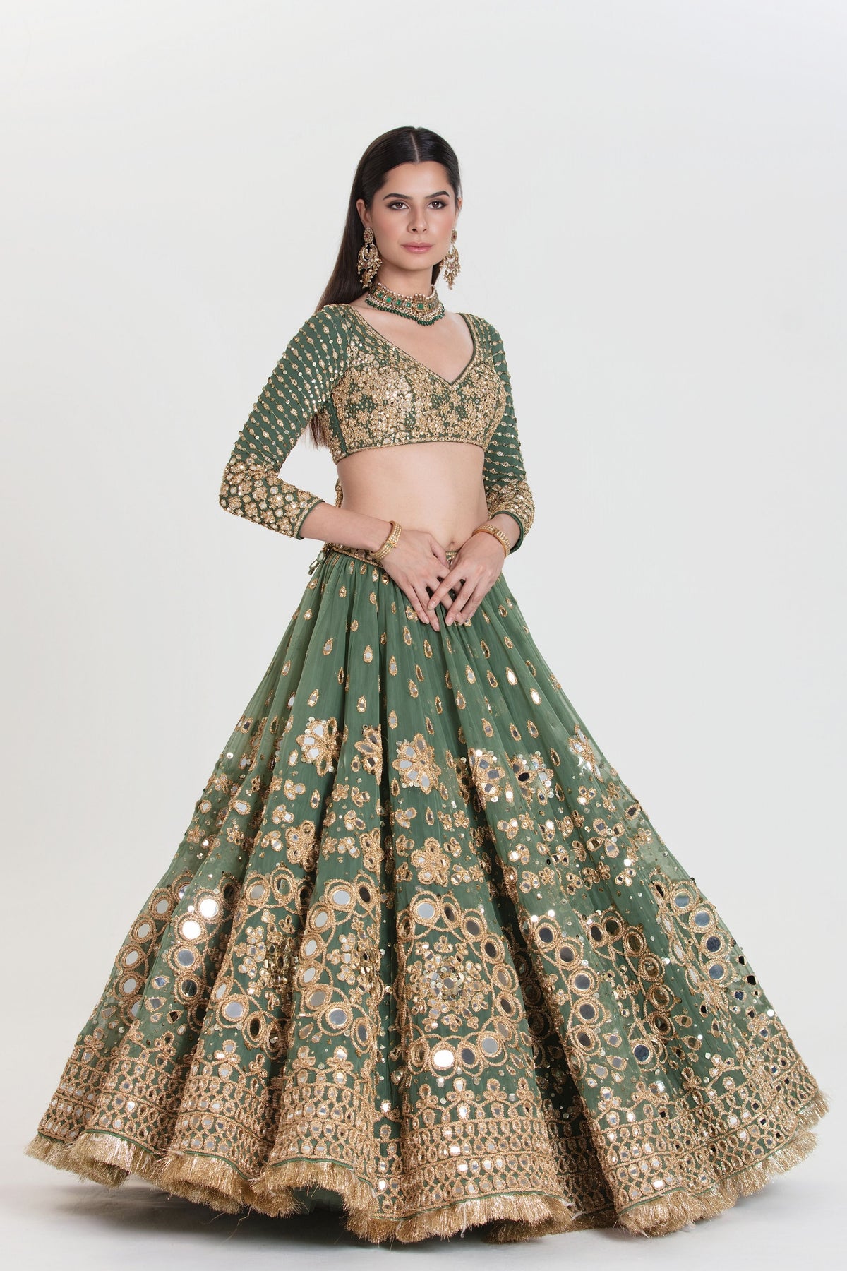 Panna Lehenga Set