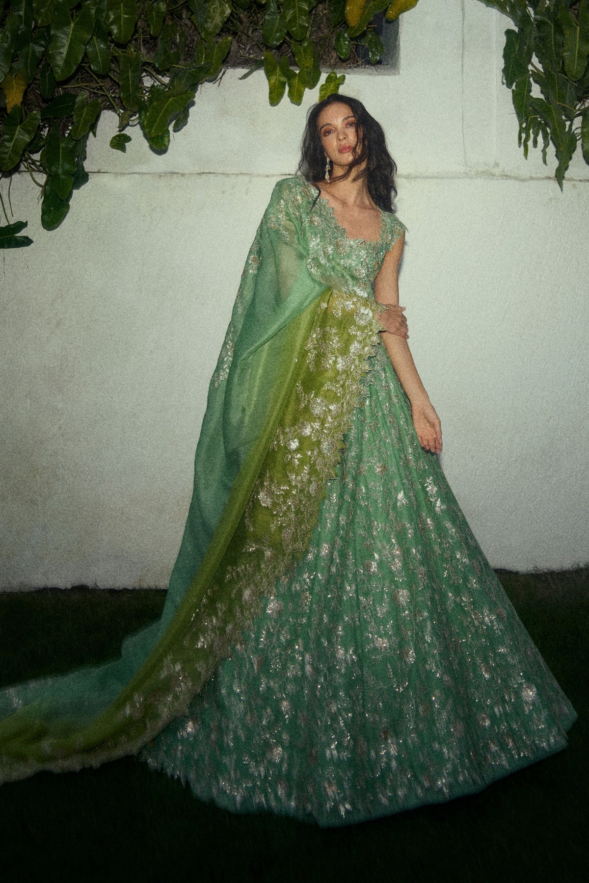 Swapna Green Lehenga Set