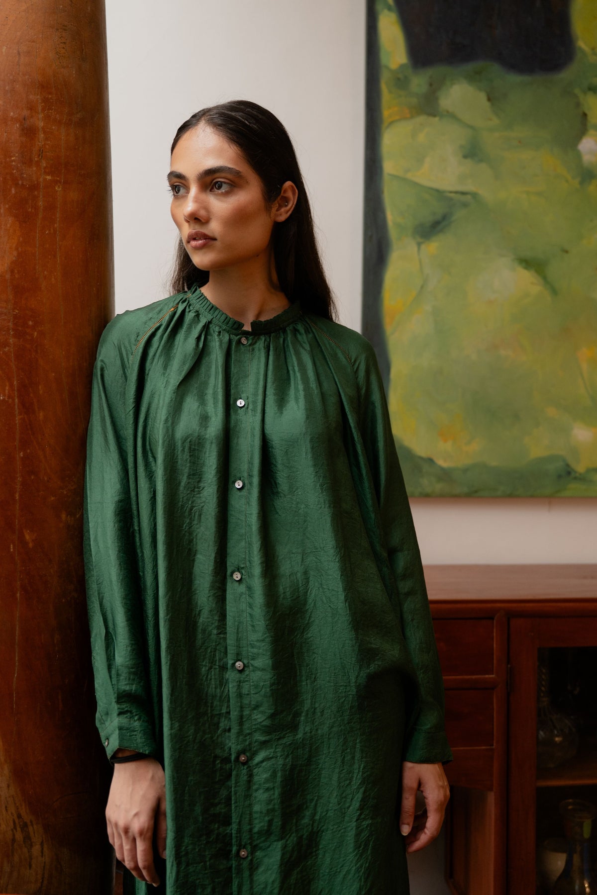 Forest Green Carol Dress