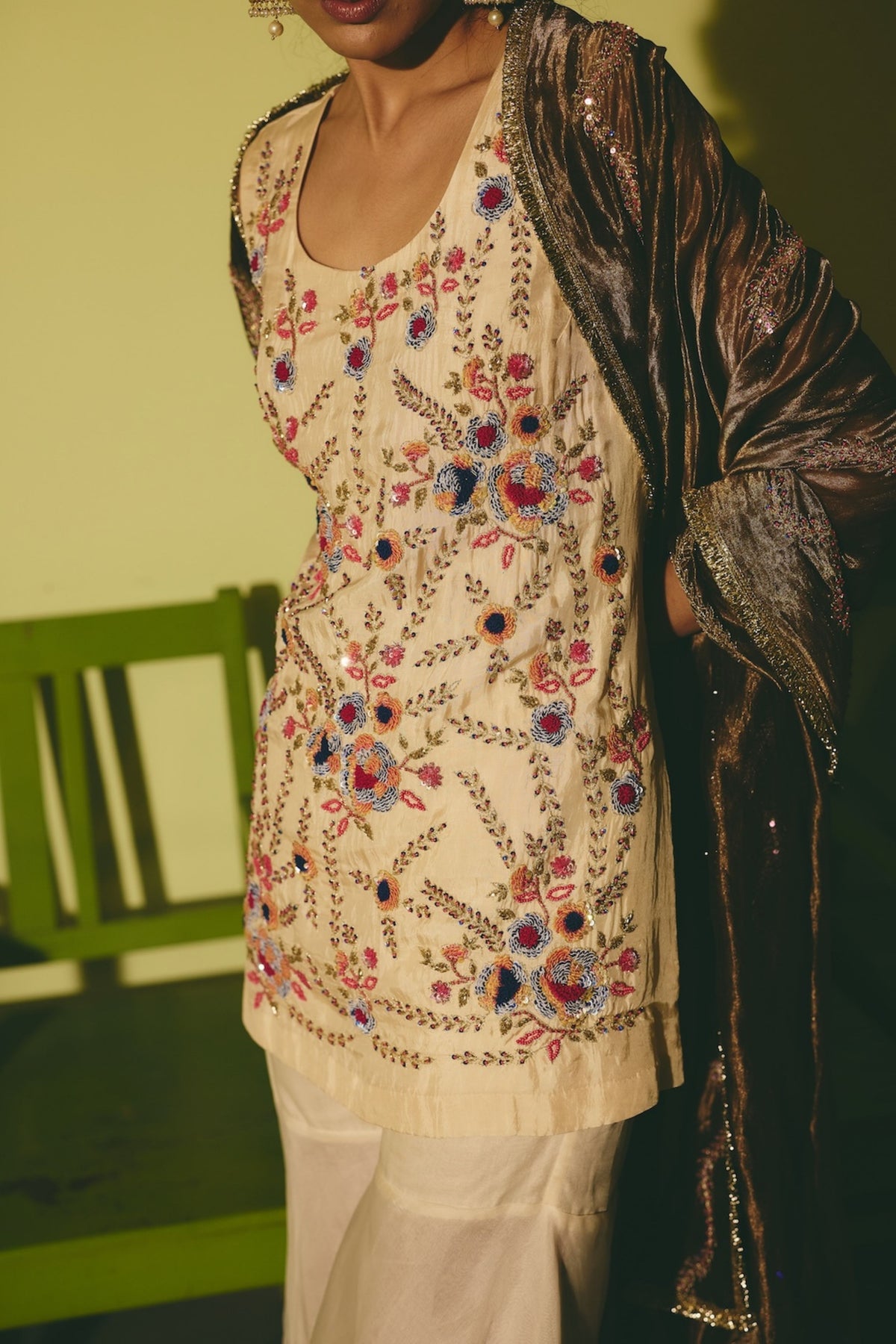 Chanbeli Badli Kurta and Sharara