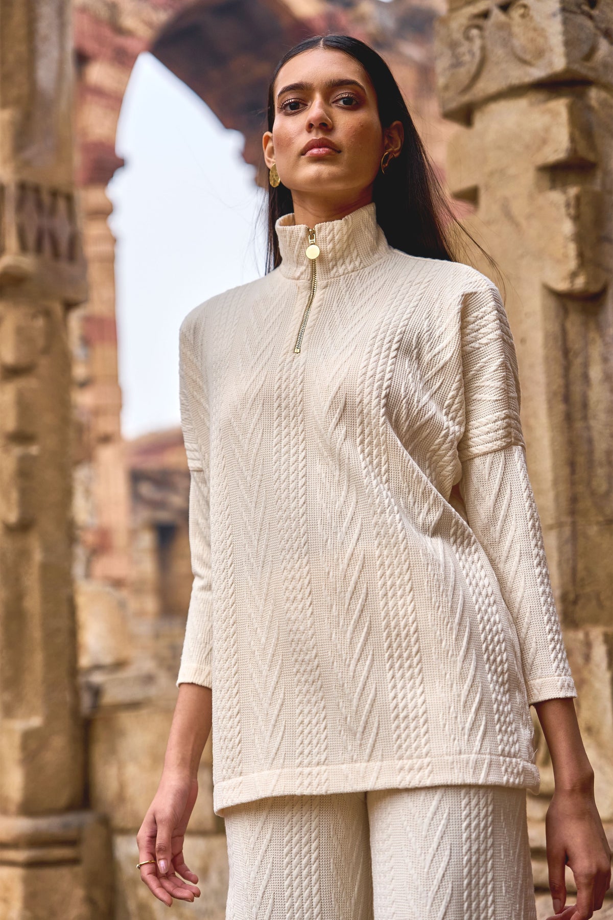 Ivory Knit Co-ord Set