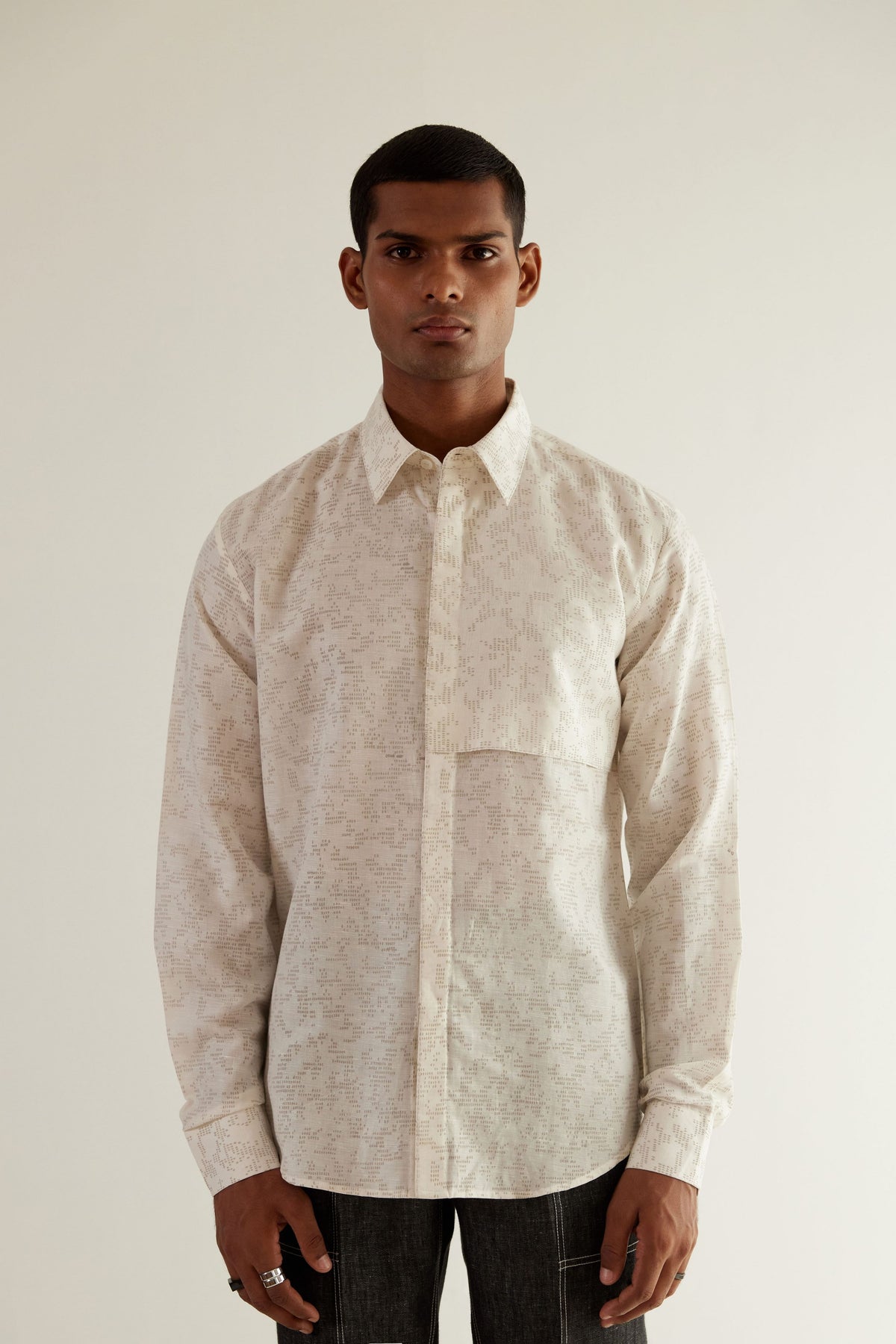 Camo Block Flap Shirt