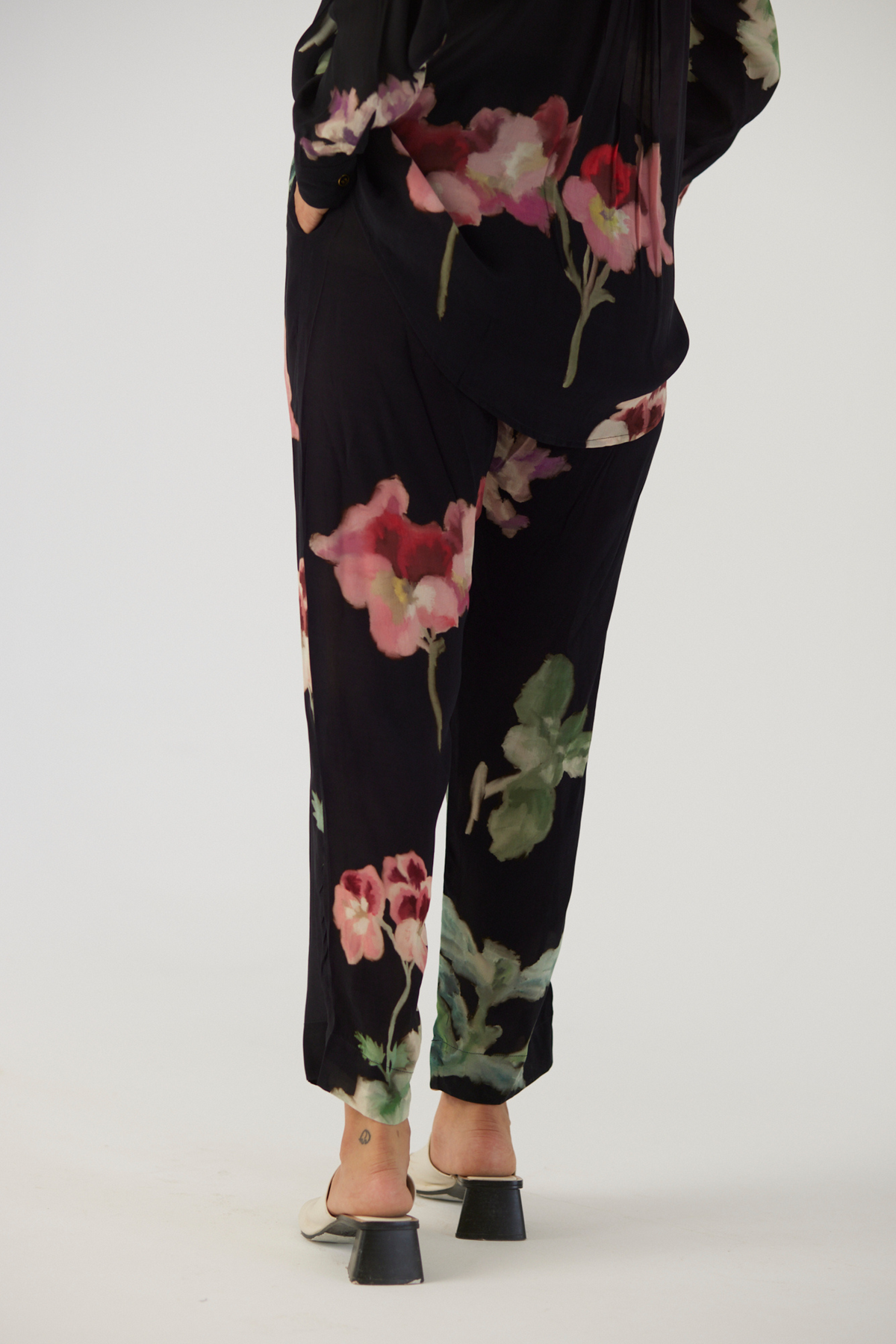 Juliet Black Crepe Co-Ord Set