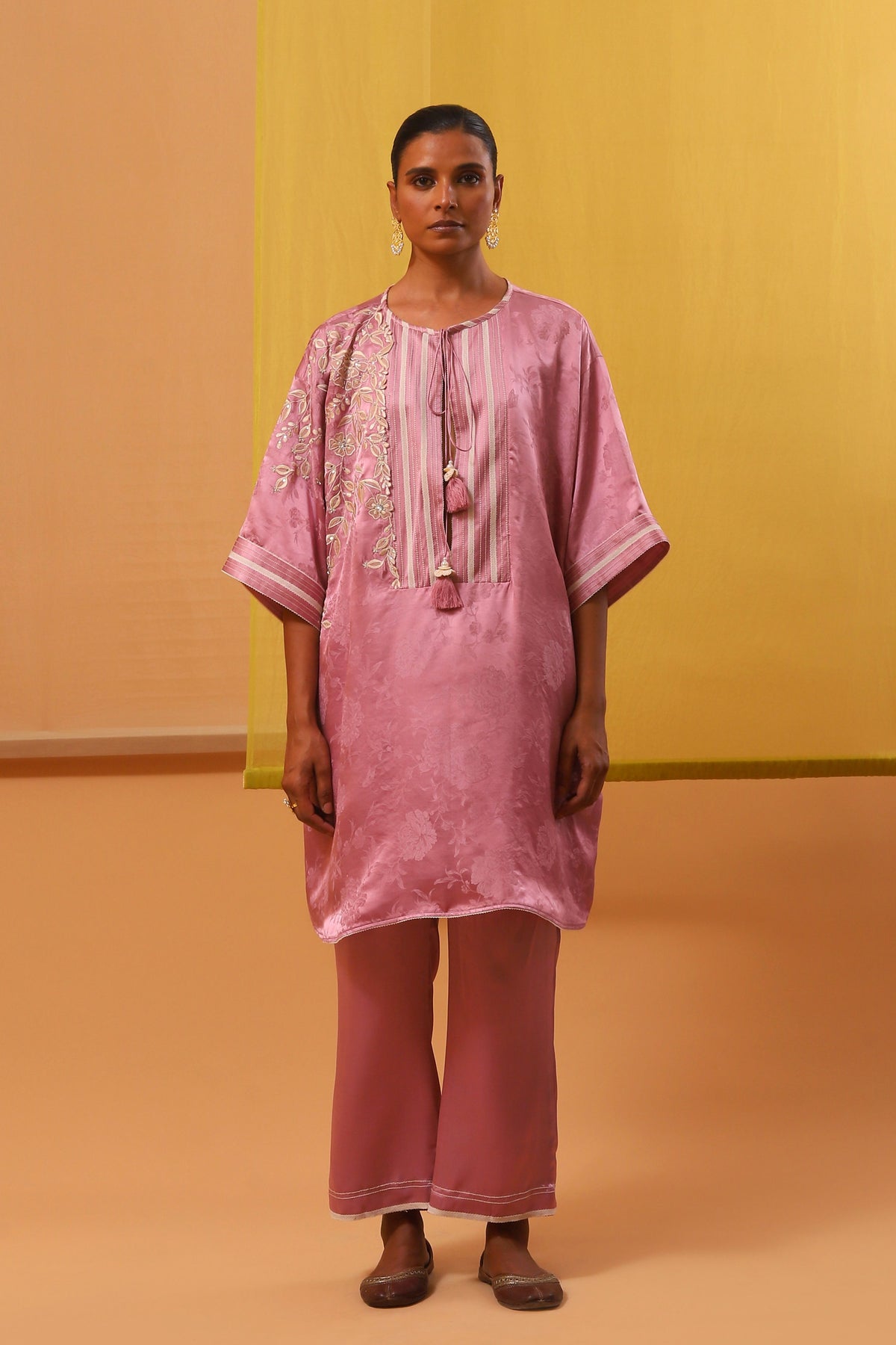 Pink Jafna Co-ordinate Set