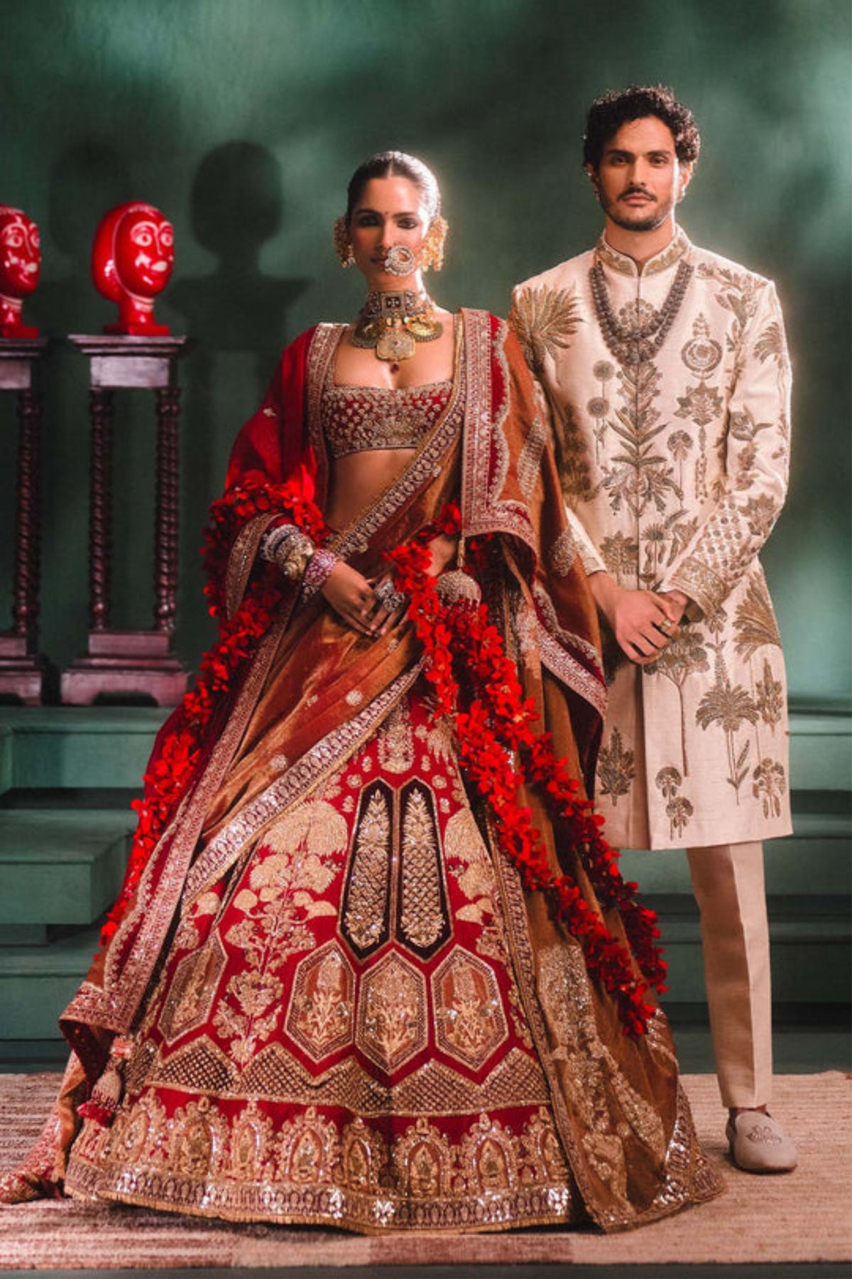 The Anarbagh Veil Lehenga Set