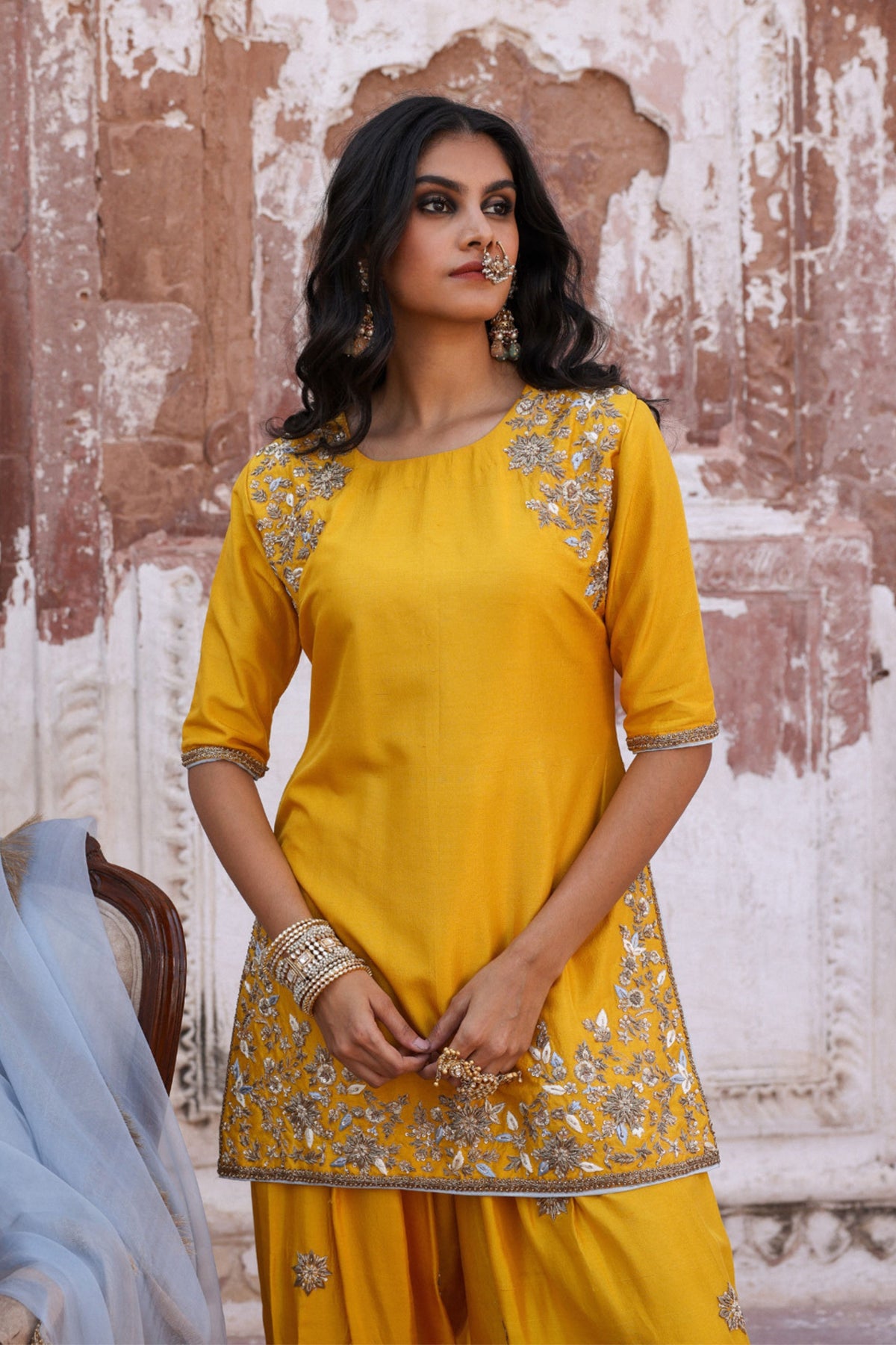Zar Kurti Set
