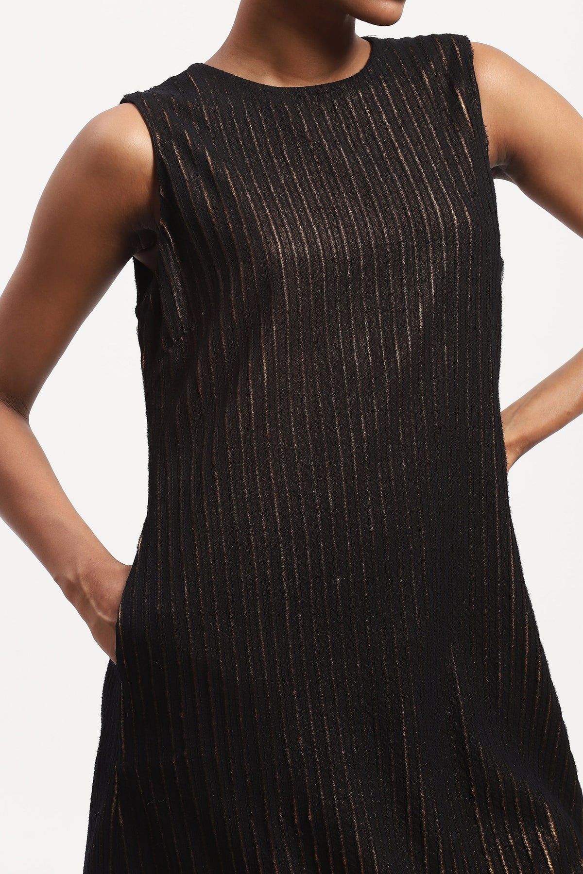 Foil Applique Dress