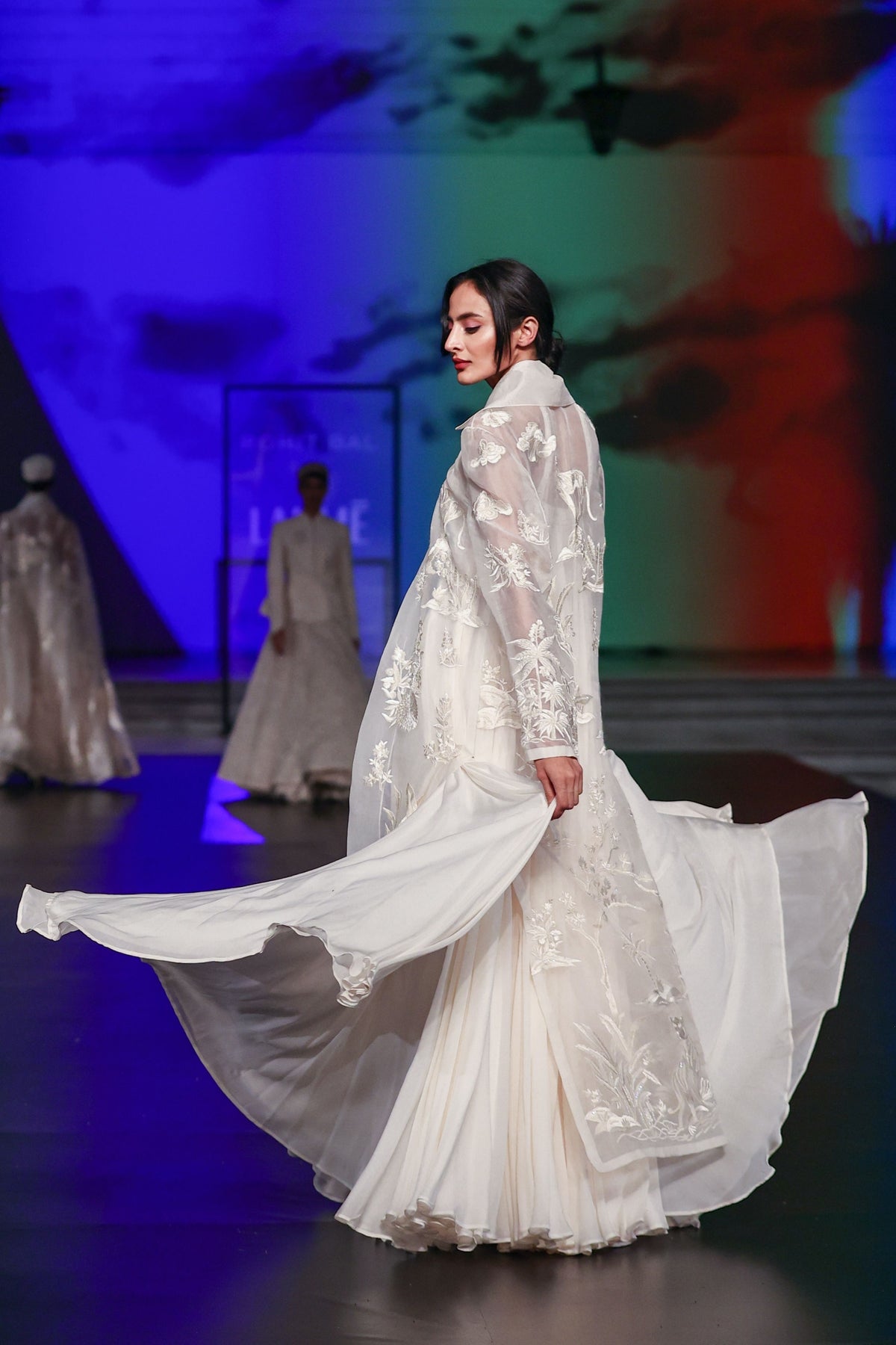 Chanderi Chiffon Anarkali Set