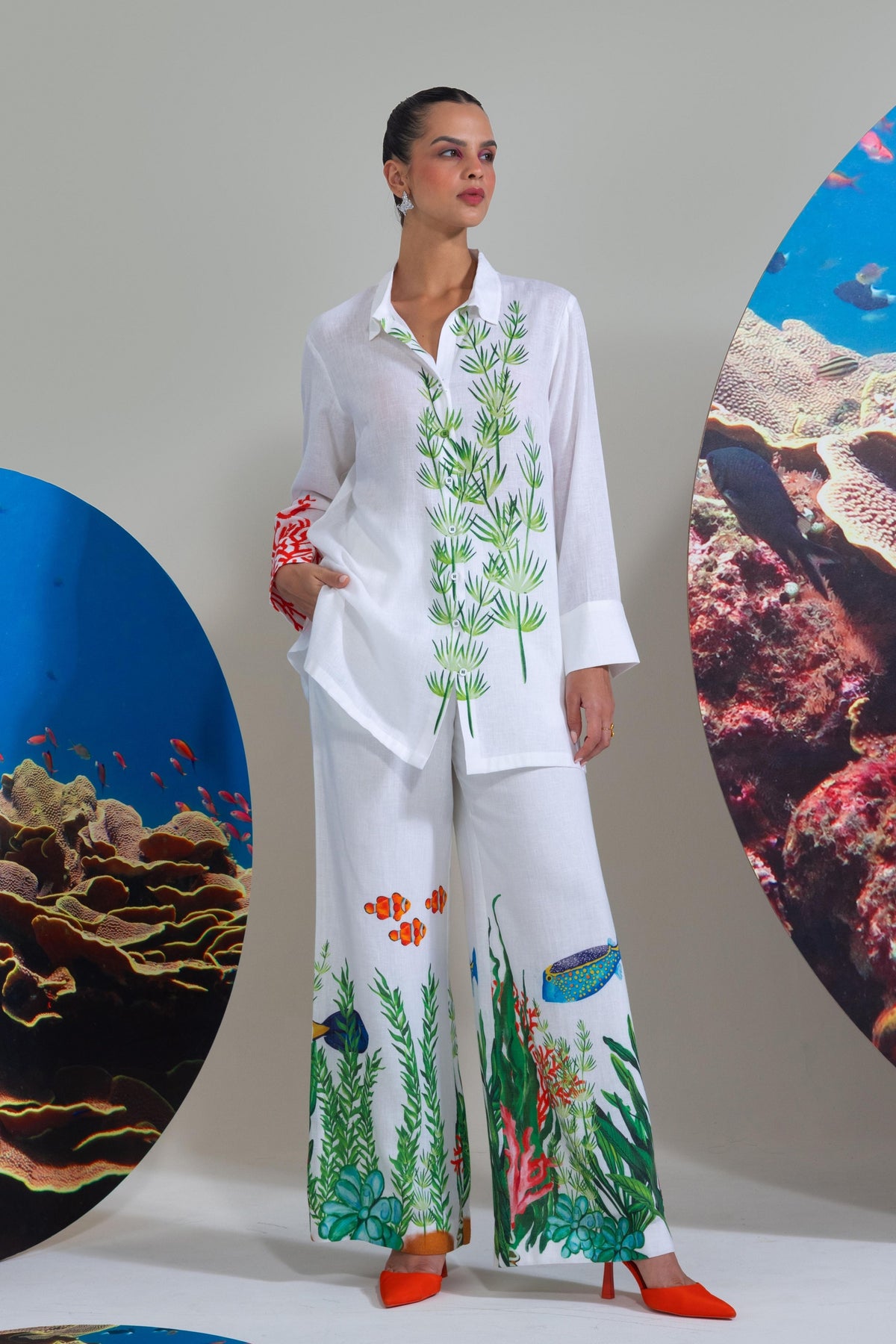 Too Deep to Care Co-ord Set