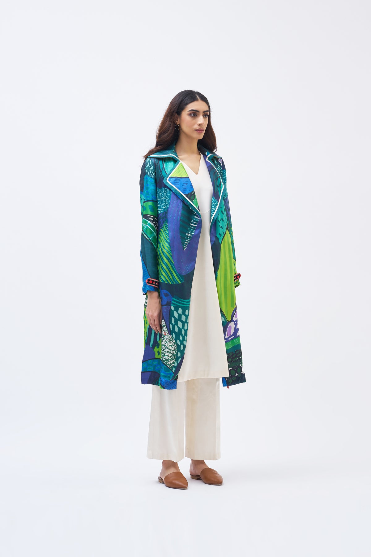 Forest Green Trench Jacket