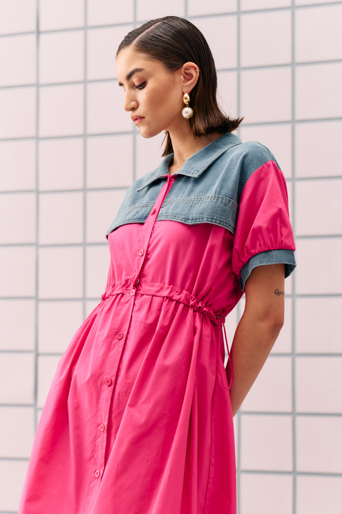 Fuscia Coron Dress
