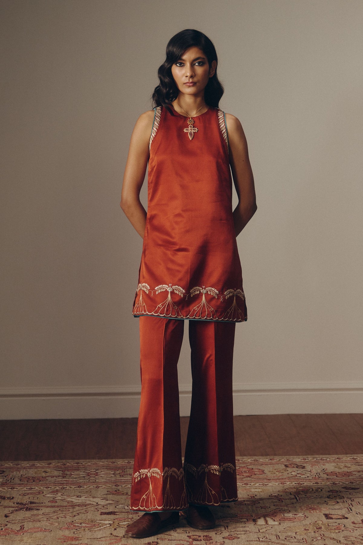 Carnegie Copper Tunic Set