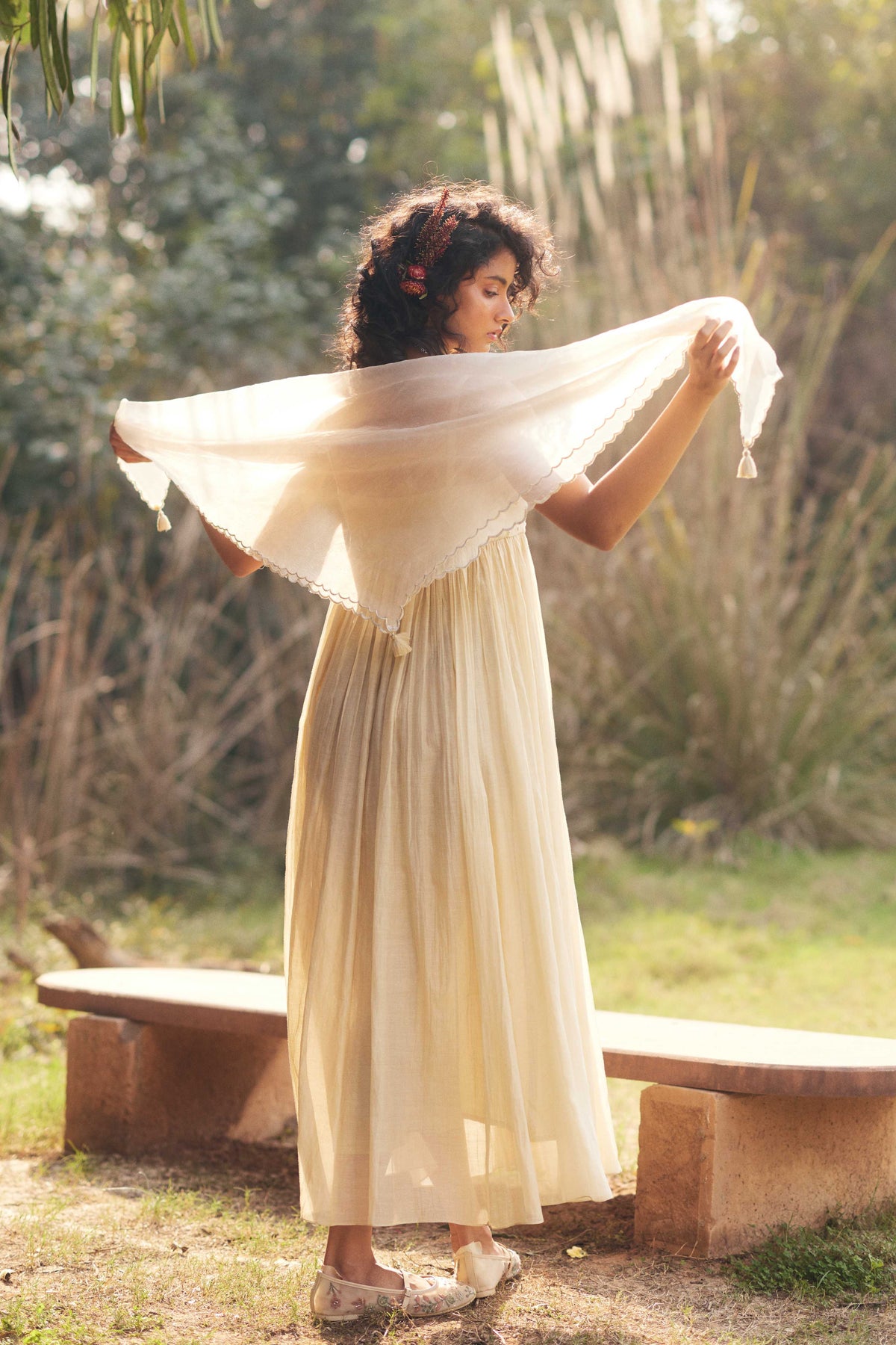 Ivory Breezy Jacket Set