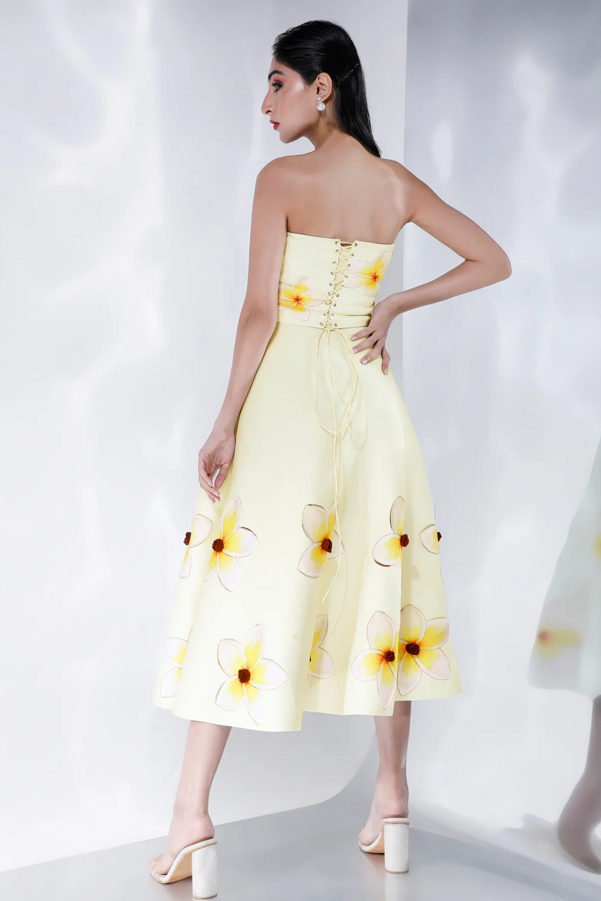 Yellow Printed Dress