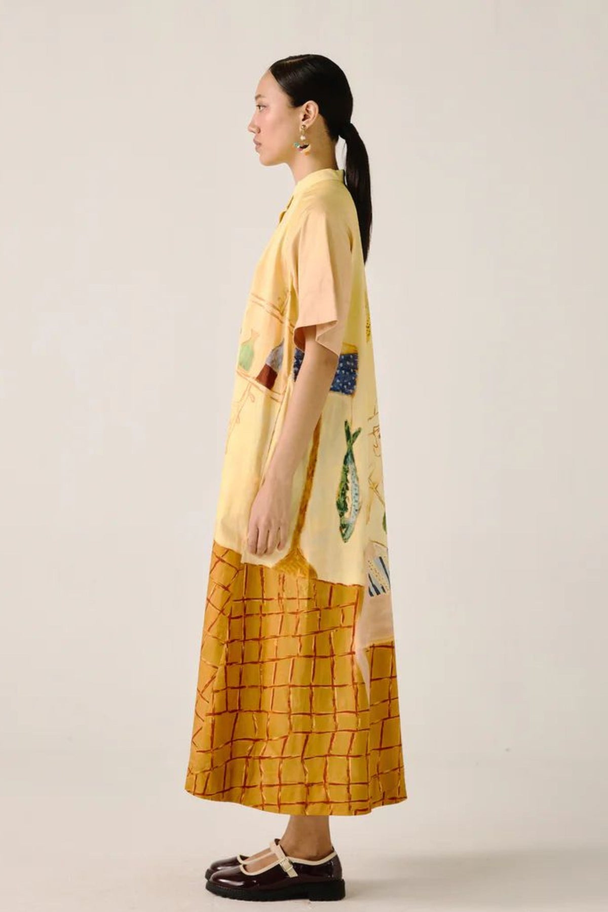 Fisherman A-line Long Dress