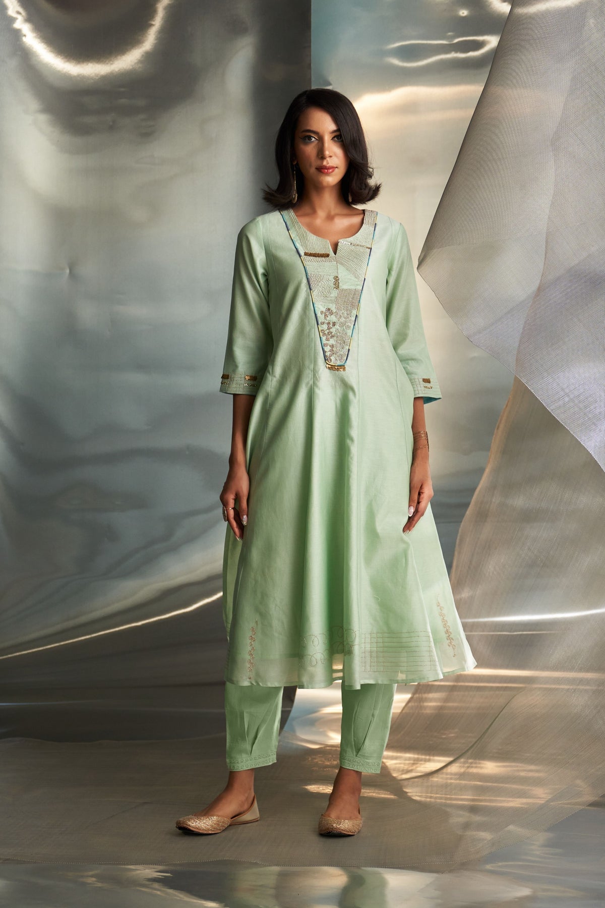 Flared Kurta Set