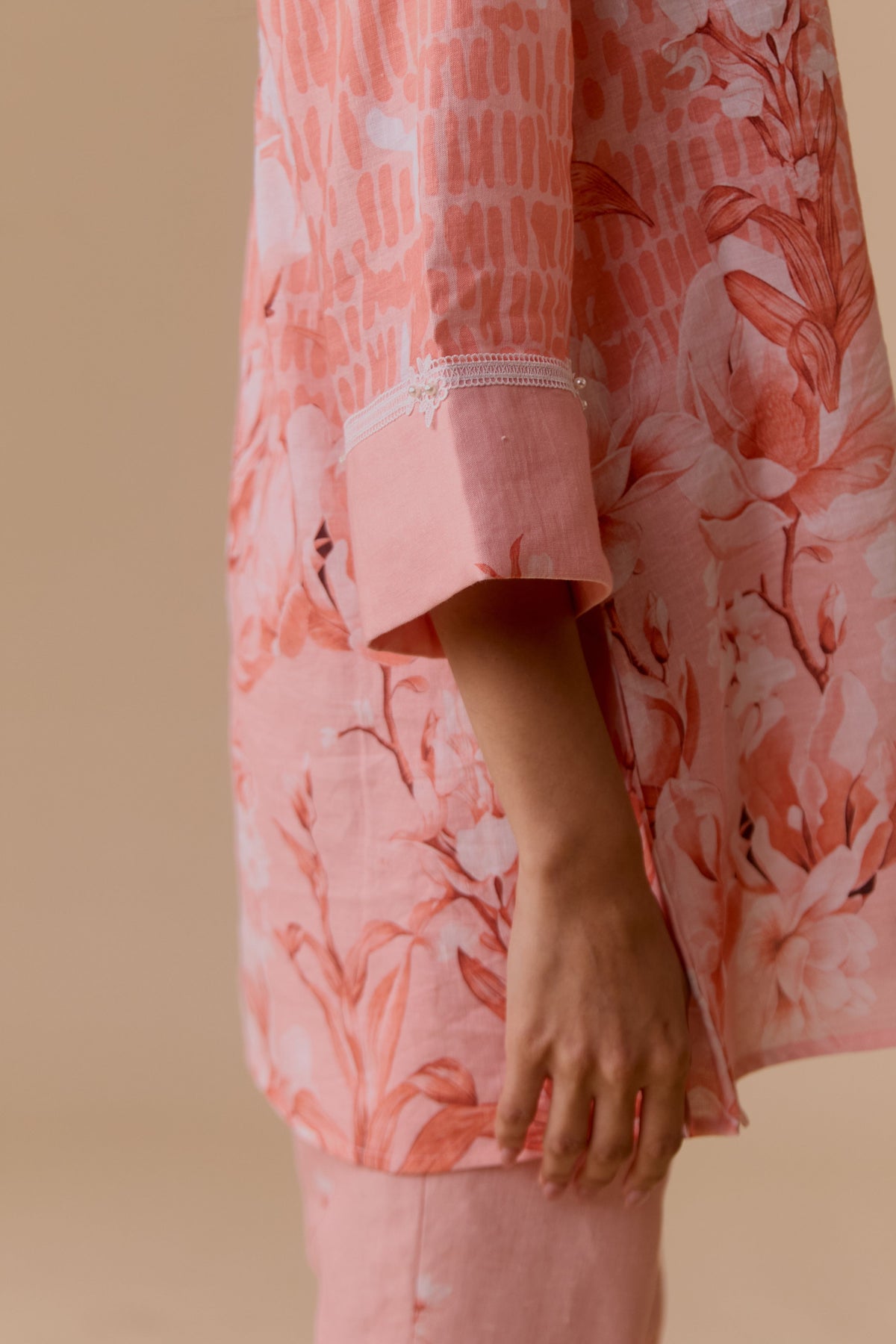 Pink Print Neela Top