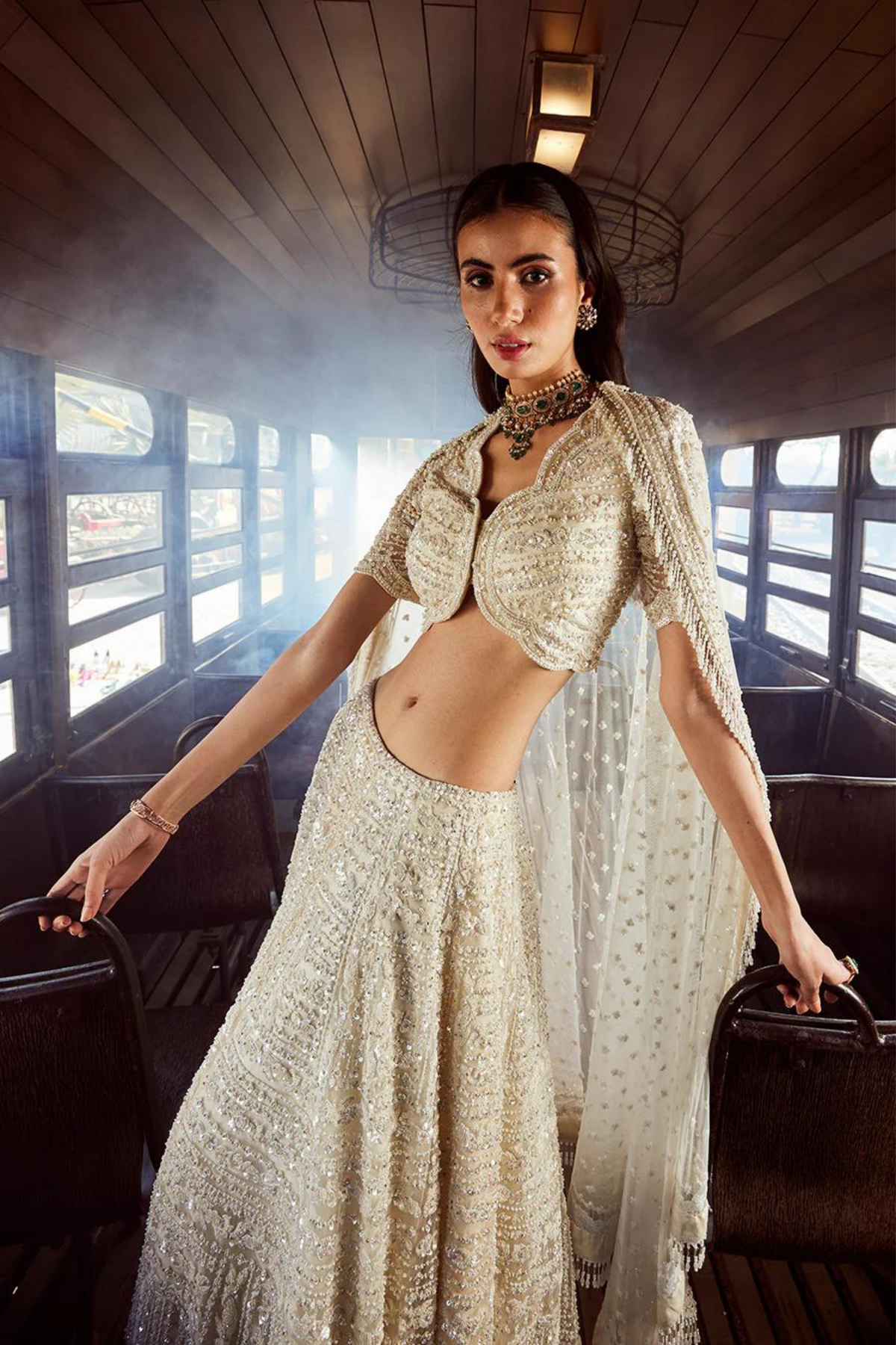 Arcadia Ivory Lehenga