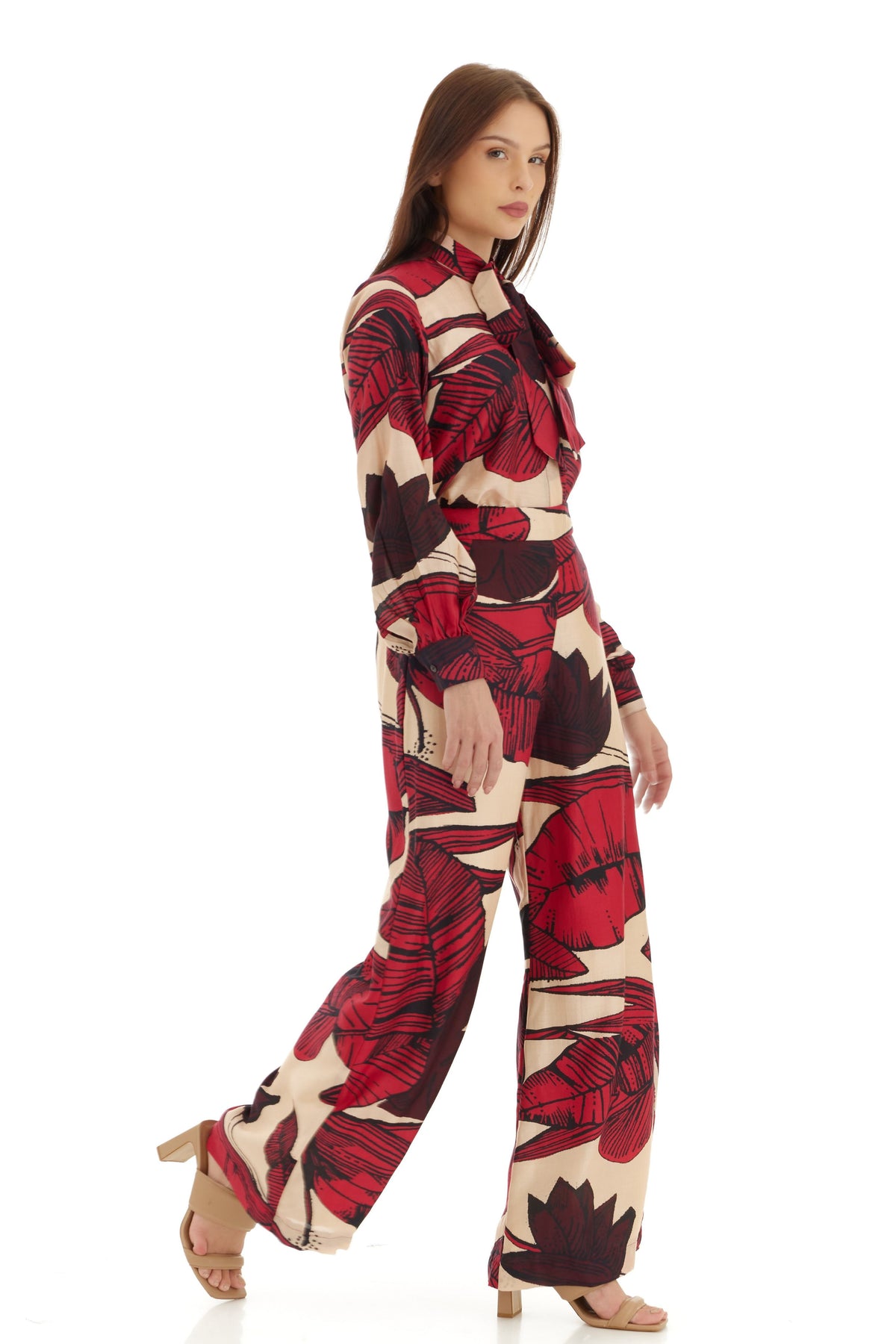 Red and Brown Bow Shirt