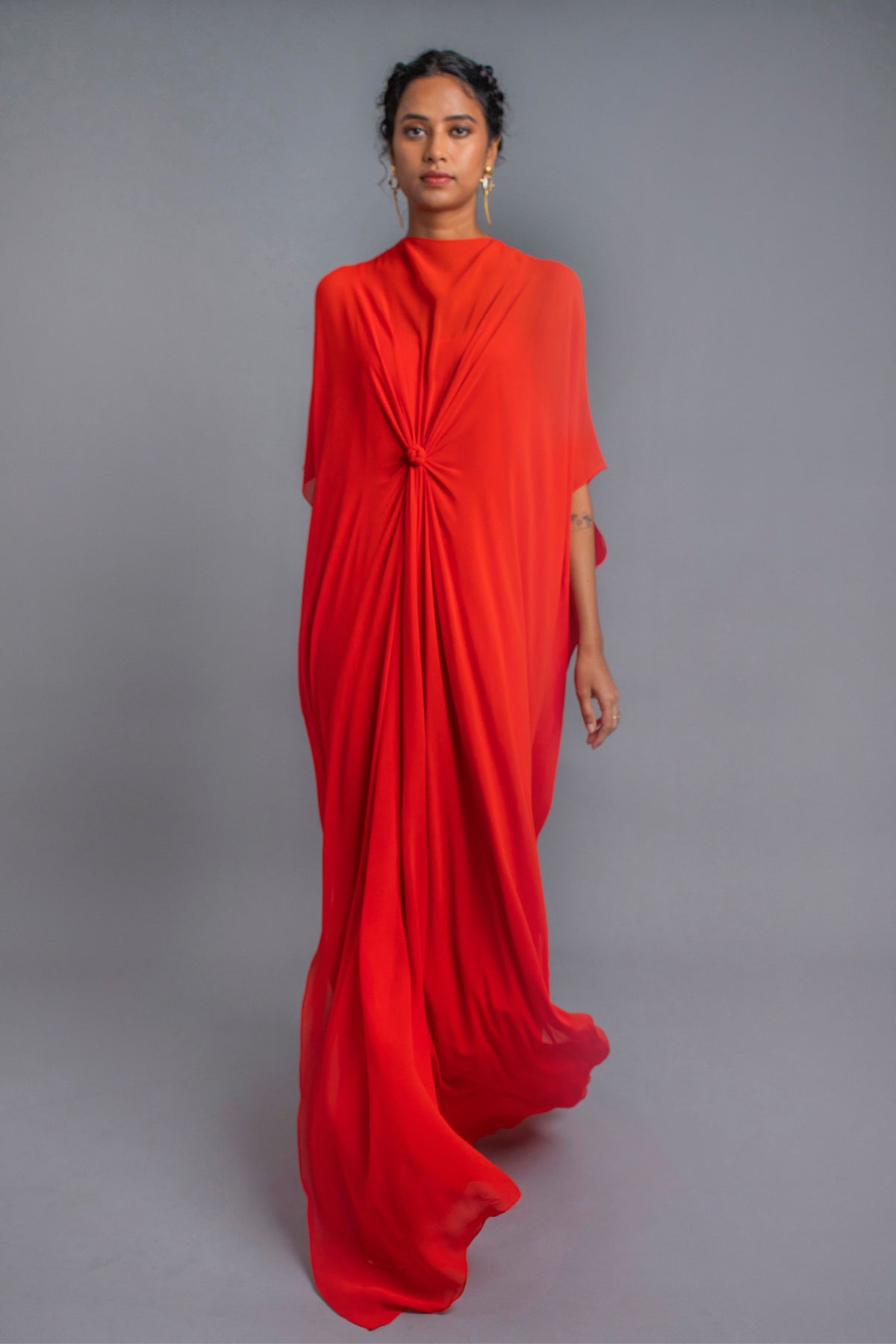 High Neck Knot Dress