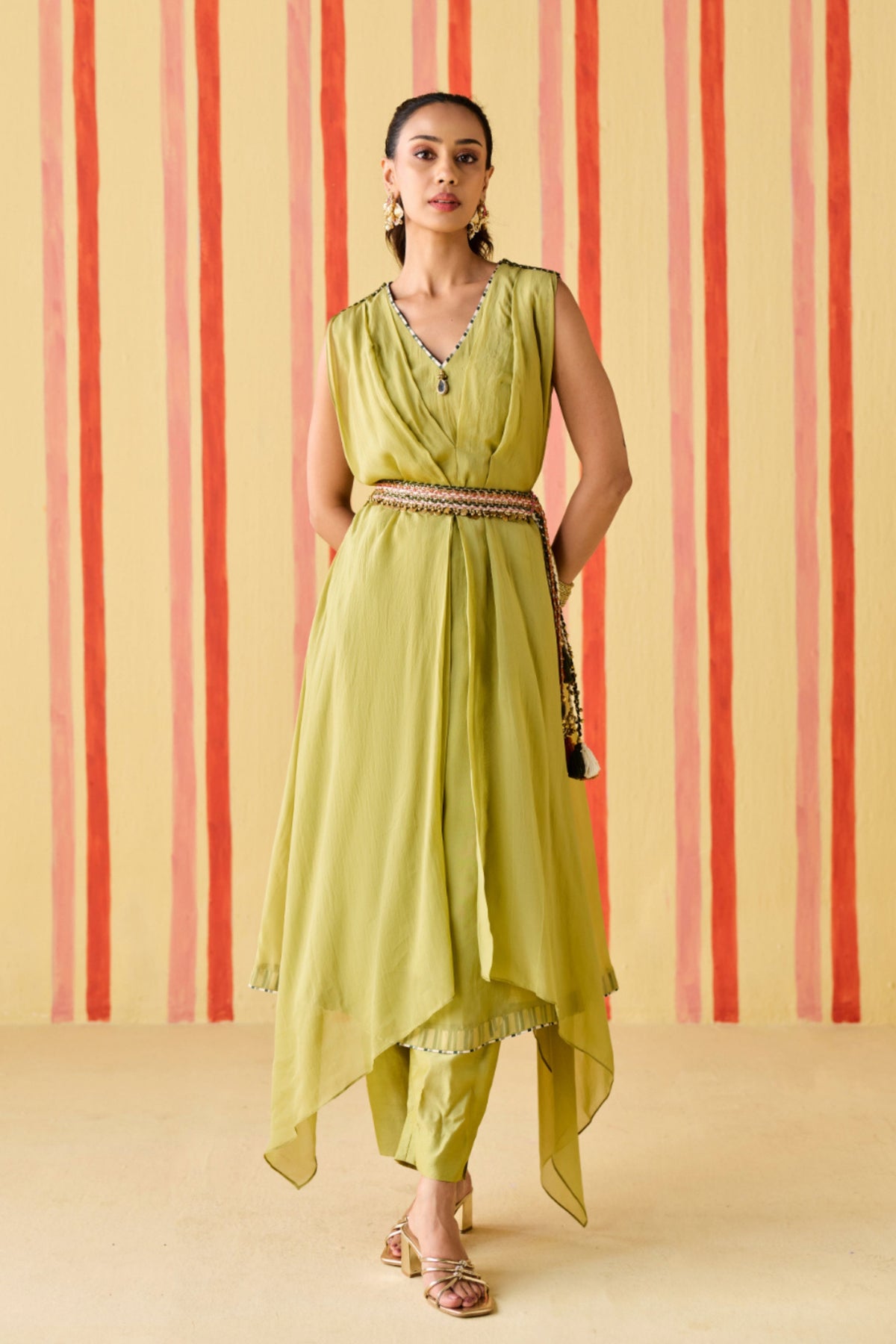 Zara Green Kurta Set
