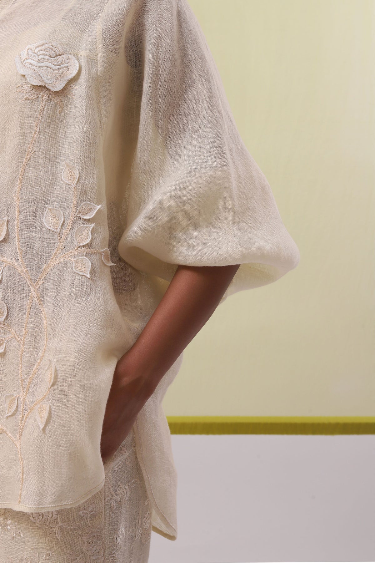 Beige Fana Co-ordinate Set