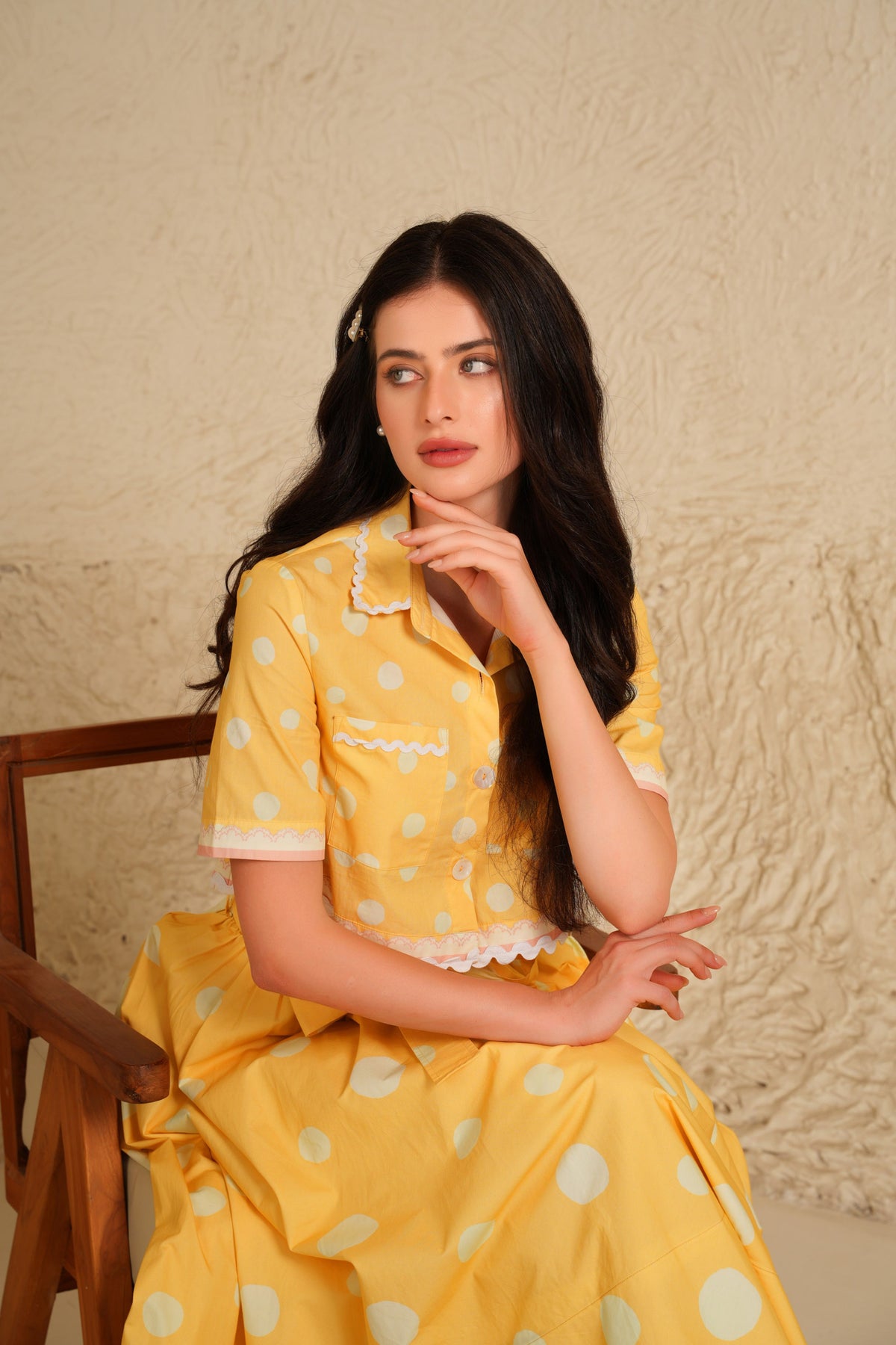 Lemon Sorbet Skirt Set