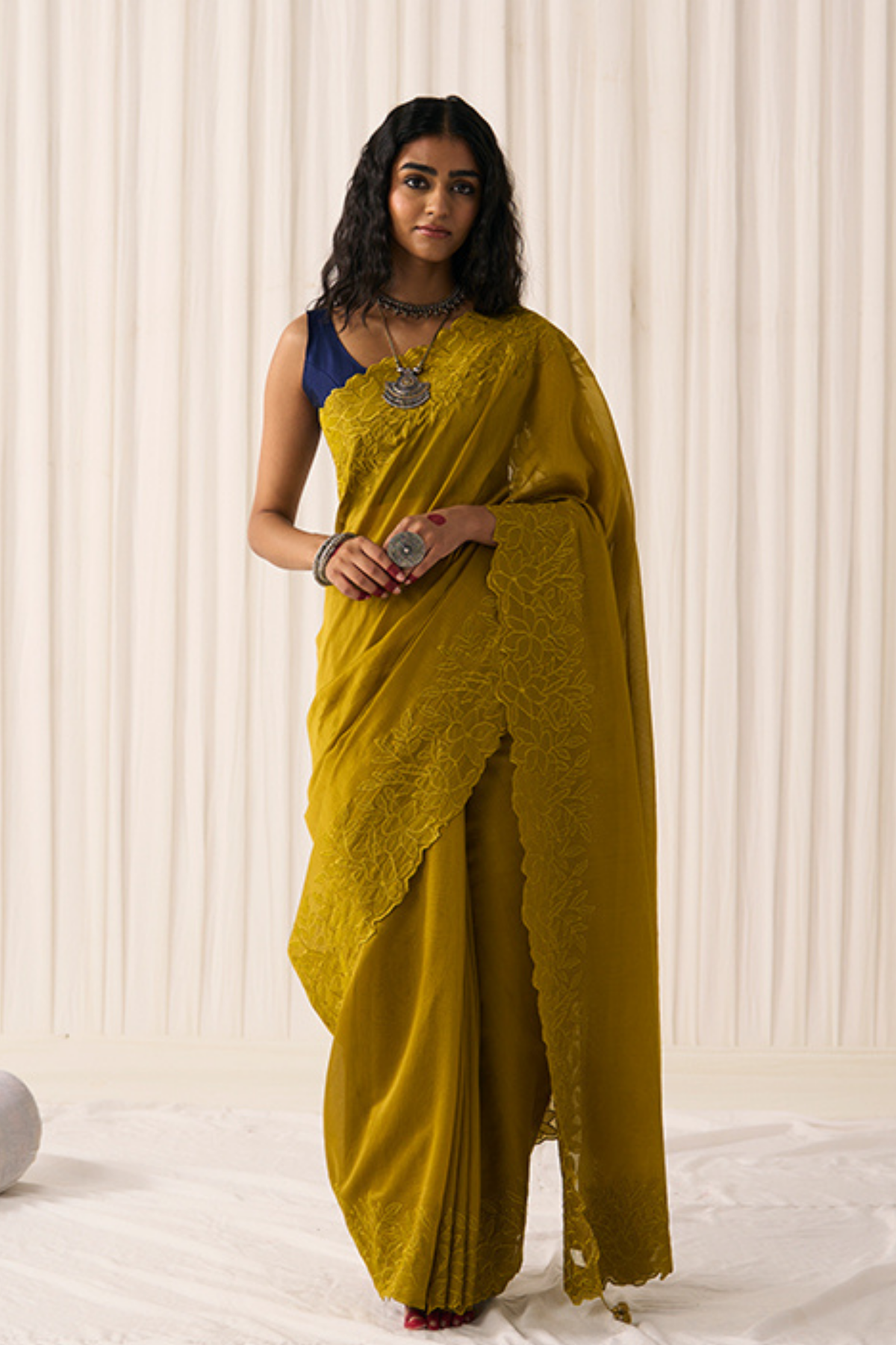 Green Chameli Saree