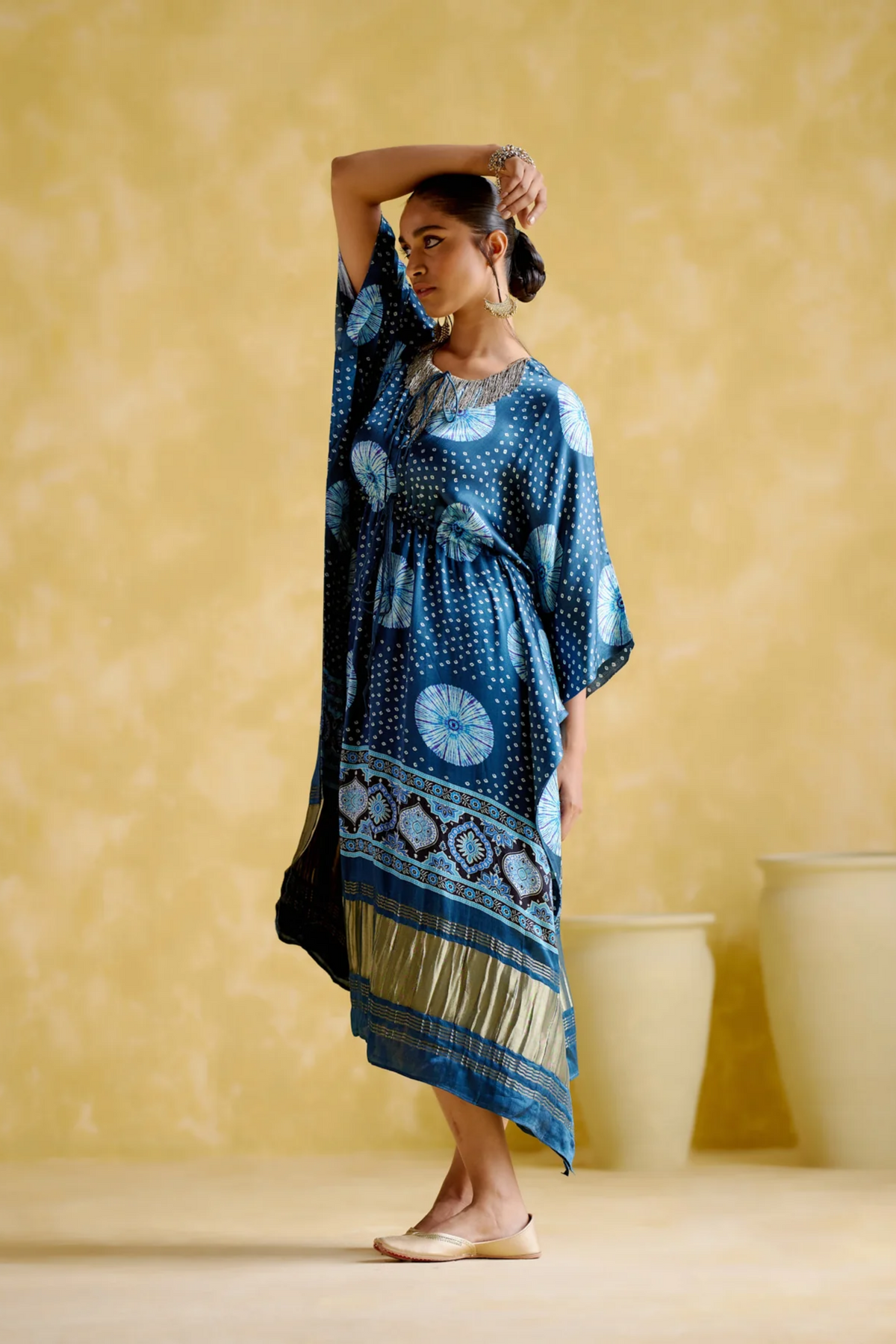 Ahilya Blue Kaftan