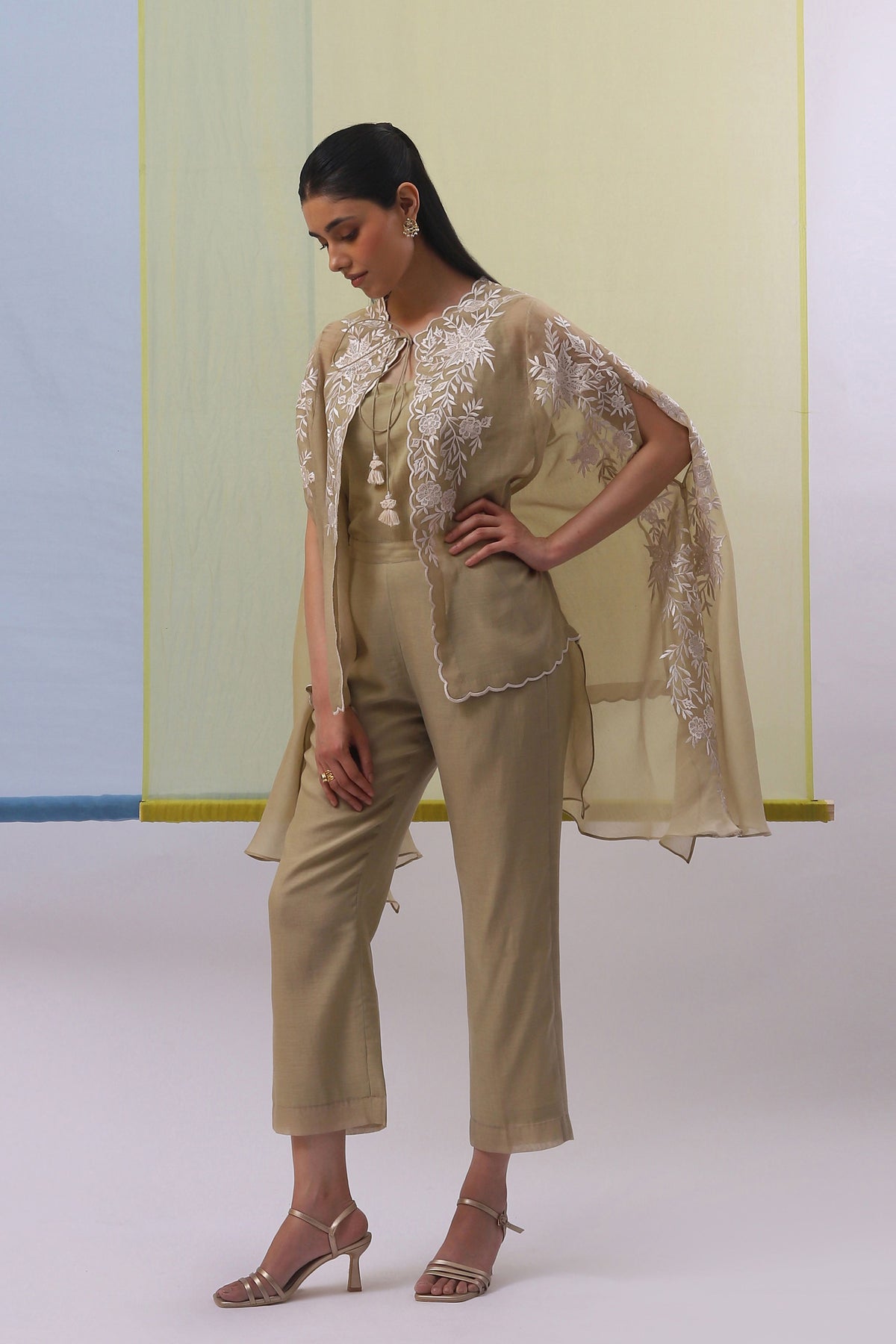 Beige Noya Co-ordinate Set