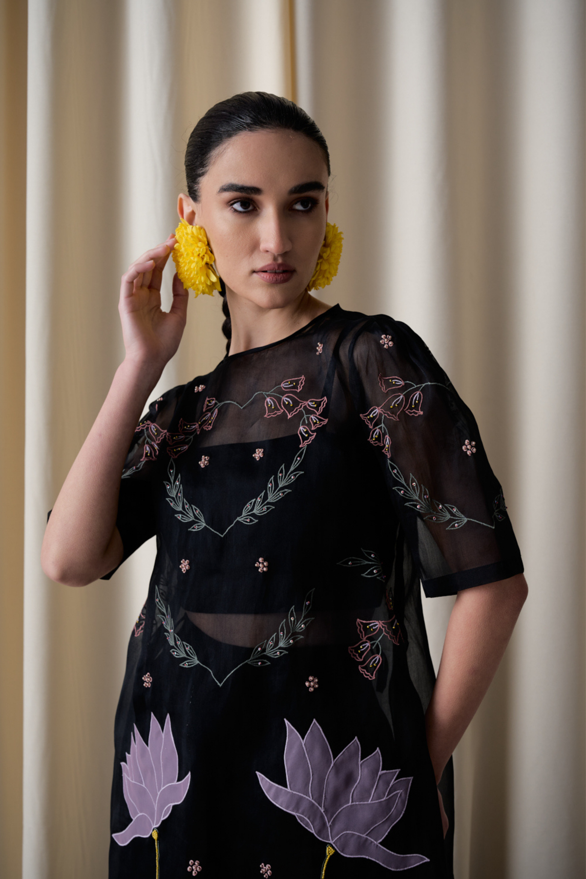 Nightfall Lotus Ensemble Co-ord Set