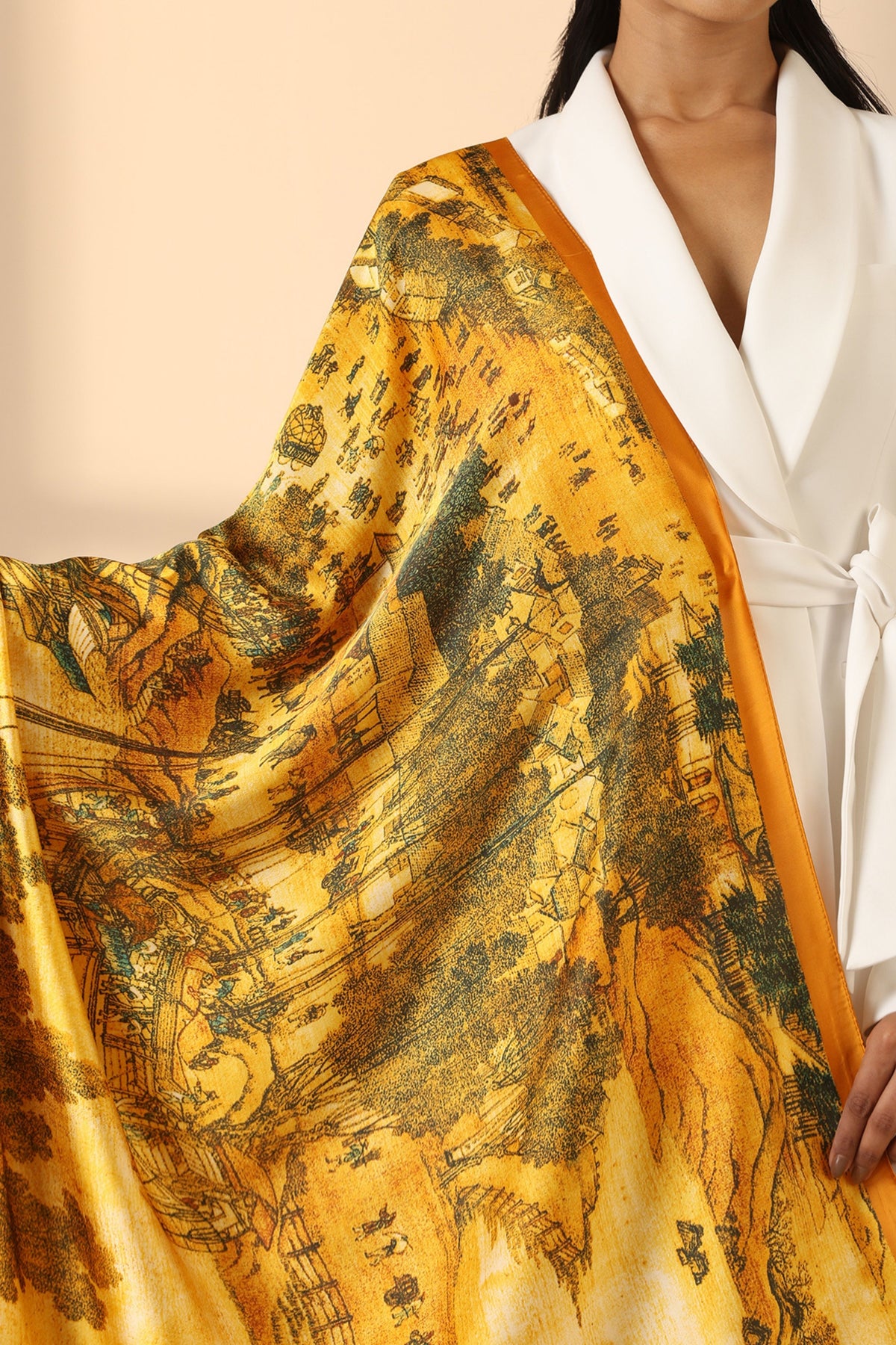 Flora Silk Scarf