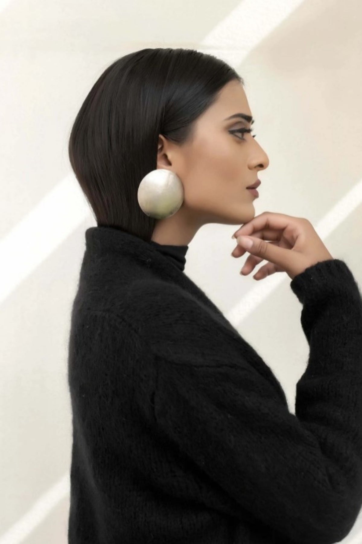 Duomo Brass Silver Earrings