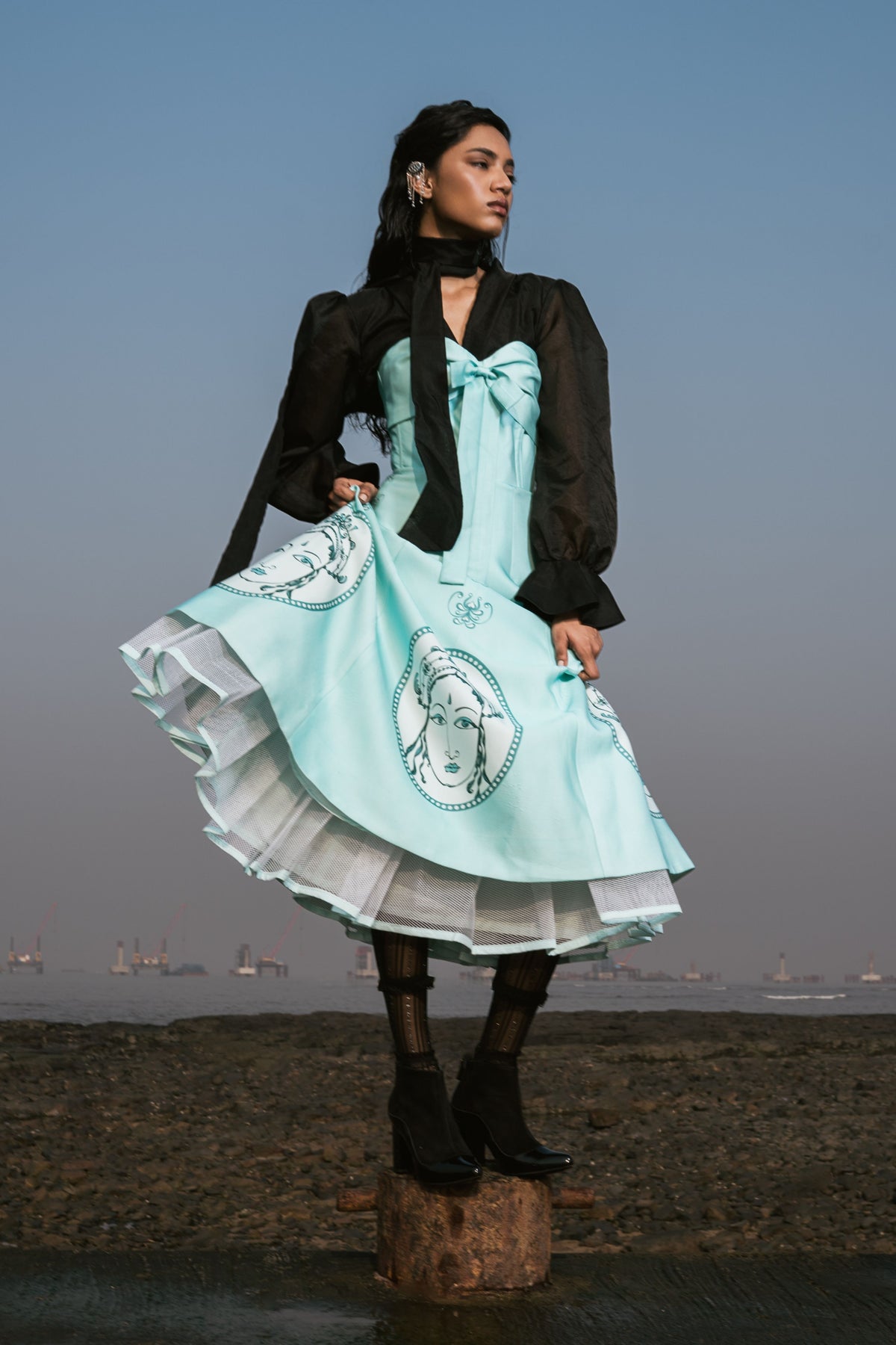Manifesting in Satin Dress